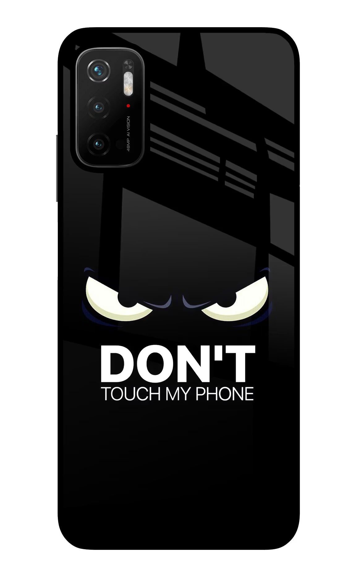 Don'T Touch My Phone Poco M3 Pro 5G Glass Case - Don'T Touch My Phone Poco M3 Pro 5G Glass Case Don'T Touch My Phone Poco M3 Pro 5G Glass Case