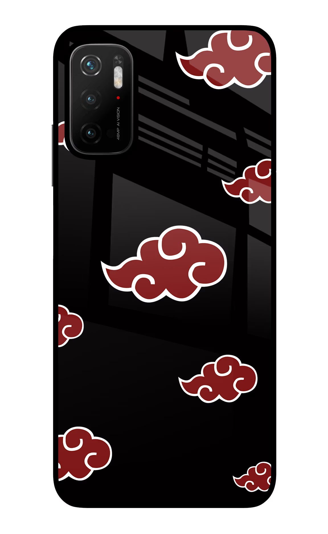 Akatsuki Poco M3 Pro 5G Back Cover - Akatsuki Poco M3 Pro 5G Glass Case Back Cover by Casekaro Akatsuki Poco M3 Pro 5G Glass Case Back Cover by Casekaro