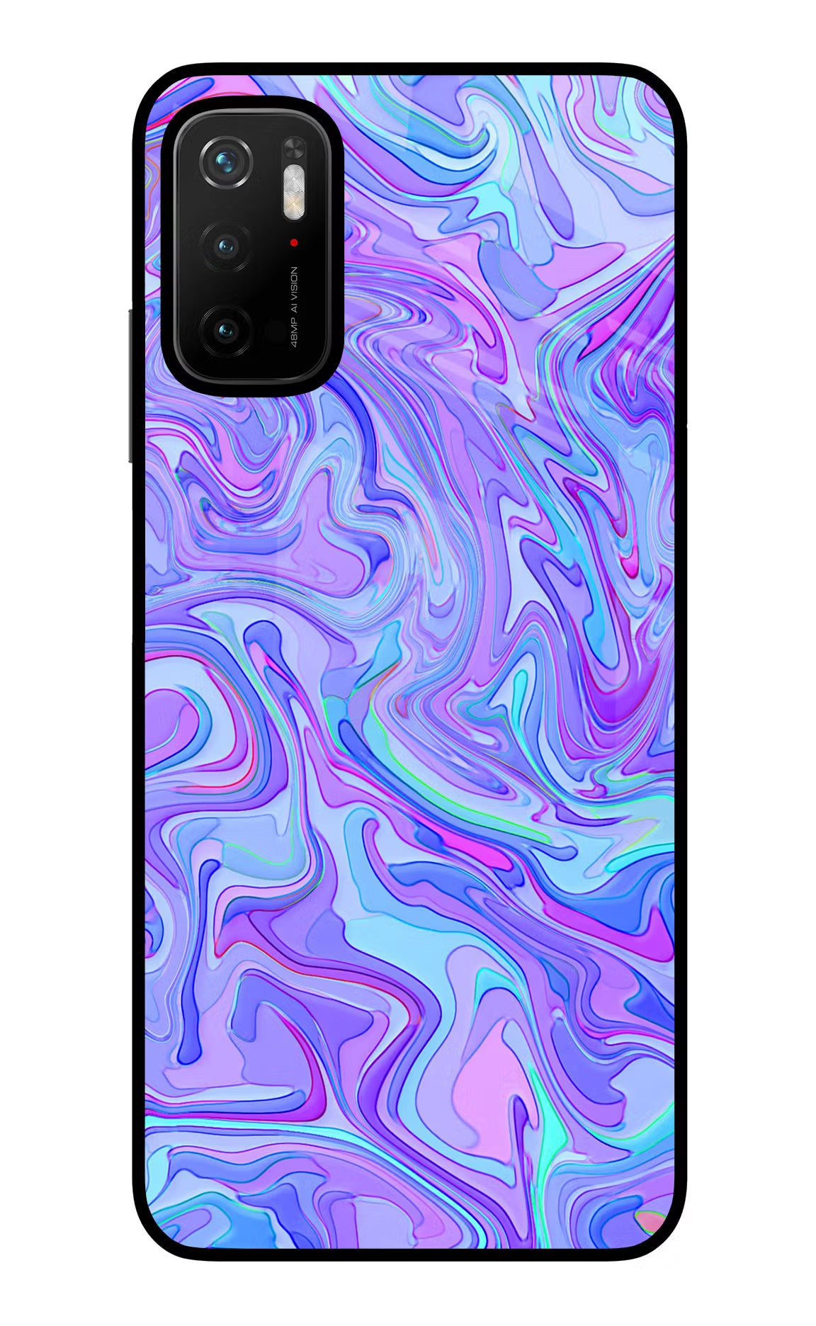 Glitter Poco M3 Pro 5G Back Cover - Glitter Poco M3 Pro 5G Glass Case Back Cover by Casekaro Glitter Poco M3 Pro 5G Glass Case Back Cover by Casekaro