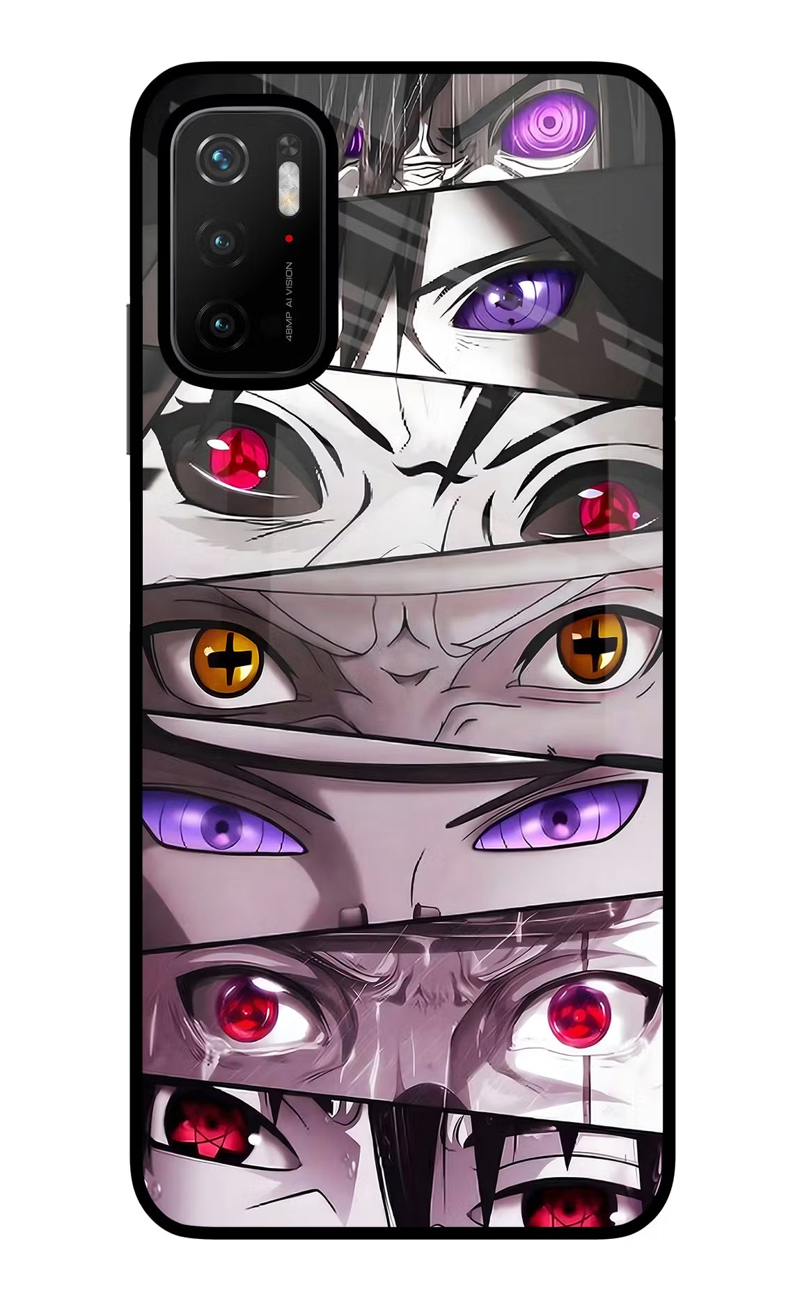 Naruto Anime Poco M3 Pro 5G Back Cover - Naruto Anime Poco M3 Pro 5G Glass Case Back Cover by Casekaro Naruto Anime Poco M3 Pro 5G Glass Case Back Cover by Casekaro
