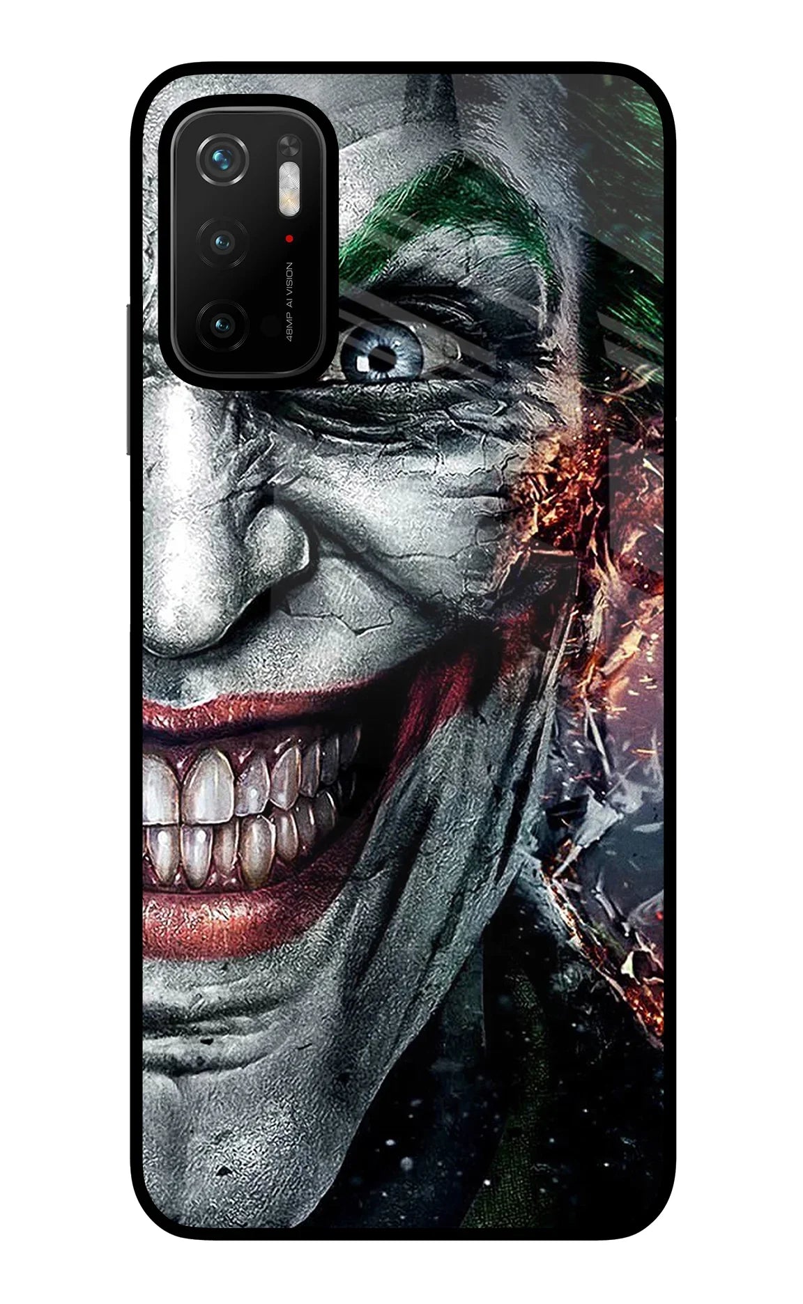 Joker Cam Poco M3 Pro 5G Glass Case - Joker Cam Poco M3 Pro 5G Glass Case Joker Cam Poco M3 Pro 5G Glass Case