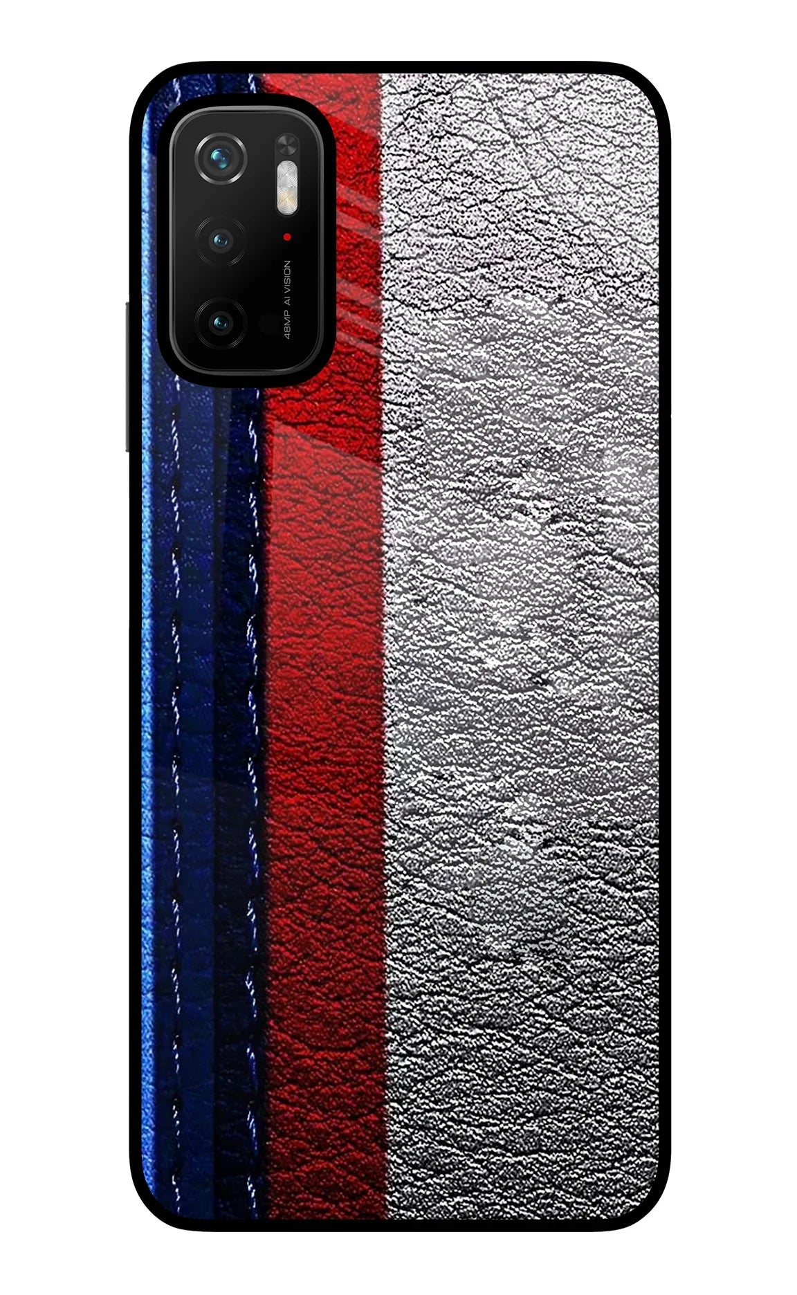 BMW Stripes Poco M3 Pro 5G Glass Case - BMW Stripes Poco M3 Pro 5G Glass Case BMW Stripes Poco M3 Pro 5G Glass Case
