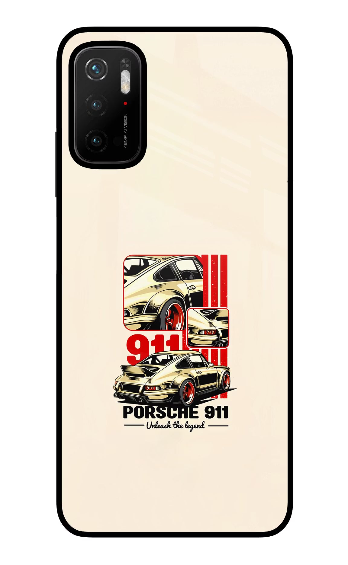 Classic Porsche 911 Poco M3 Pro 5G Back Cover - Classic Porsche 911 Poco M3 Pro 5G Glass Case Back Cover by Casekaro Classic Porsche 911 Poco M3 Pro 5G Glass Case Back Cover by Casekaro