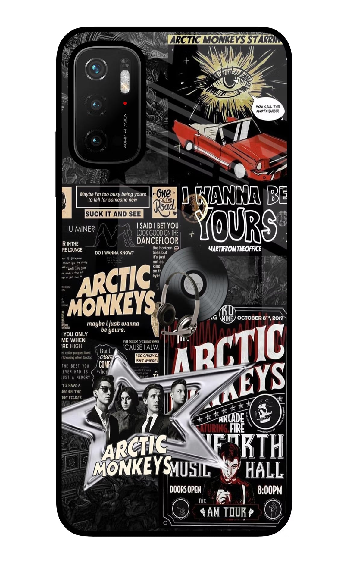 Arctic Monkeys Poco M3 Pro 5G Glass Case - Arctic Monkeys Poco M3 Pro 5G Glass Case Arctic Monkeys Poco M3 Pro 5G Glass Case