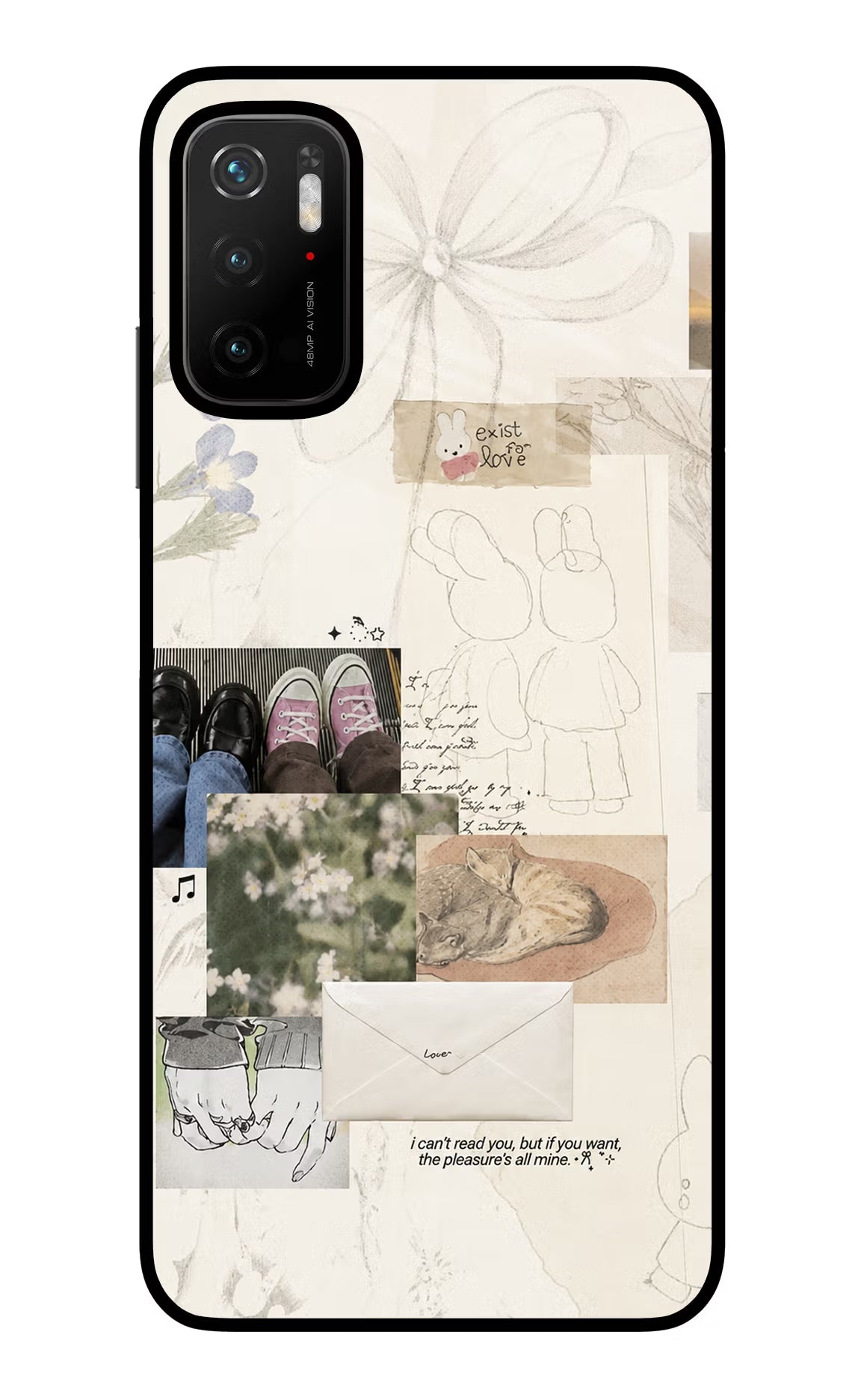 Soft Aesthetic Poco M3 Pro 5G Glass Case - Soft Aesthetic Poco M3 Pro 5G Glass Case Soft Aesthetic Poco M3 Pro 5G Glass Case