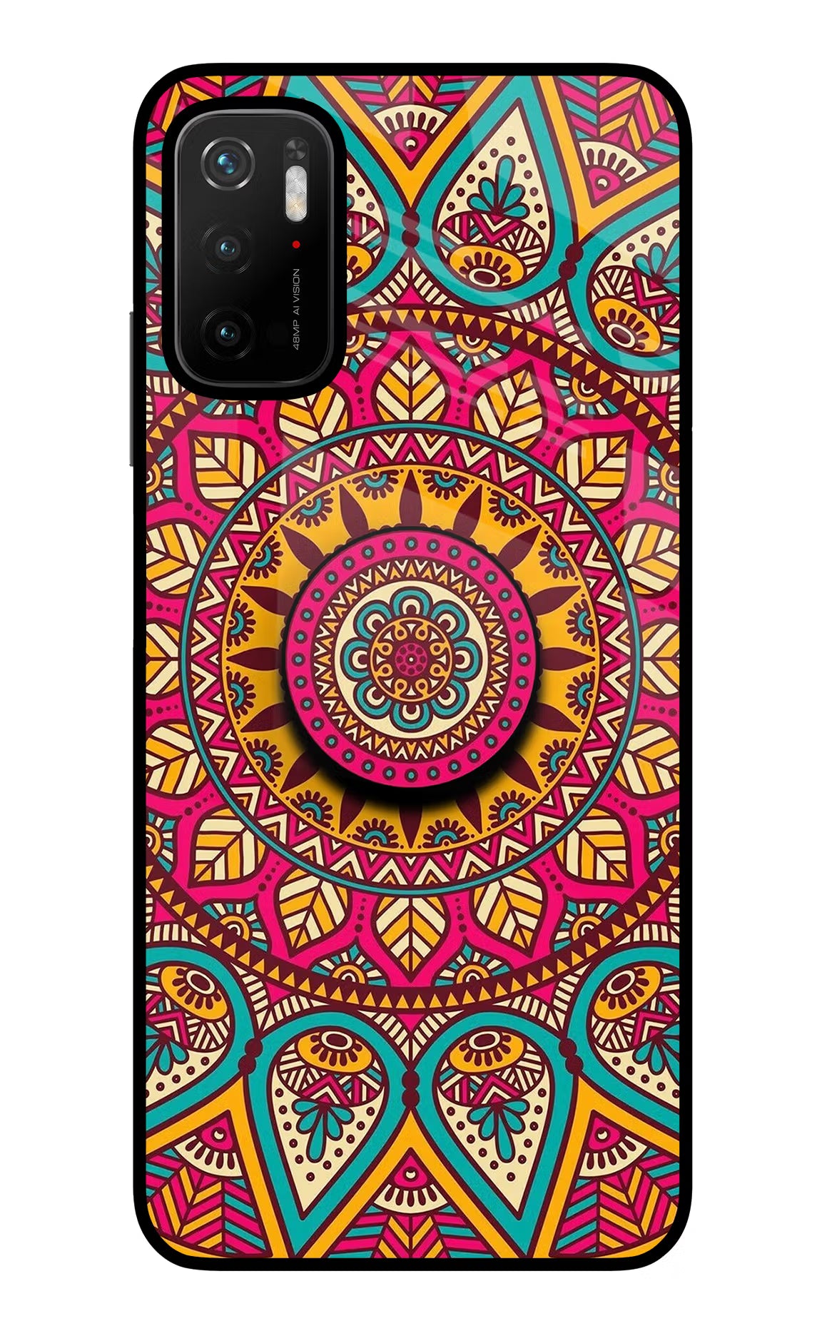 Mandala Poco M3 Pro 5G Pop Case - Mandala Poco M3 Pro 5G Pop Case by Casekaro Mandala Poco M3 Pro 5G Pop Case by Casekaro