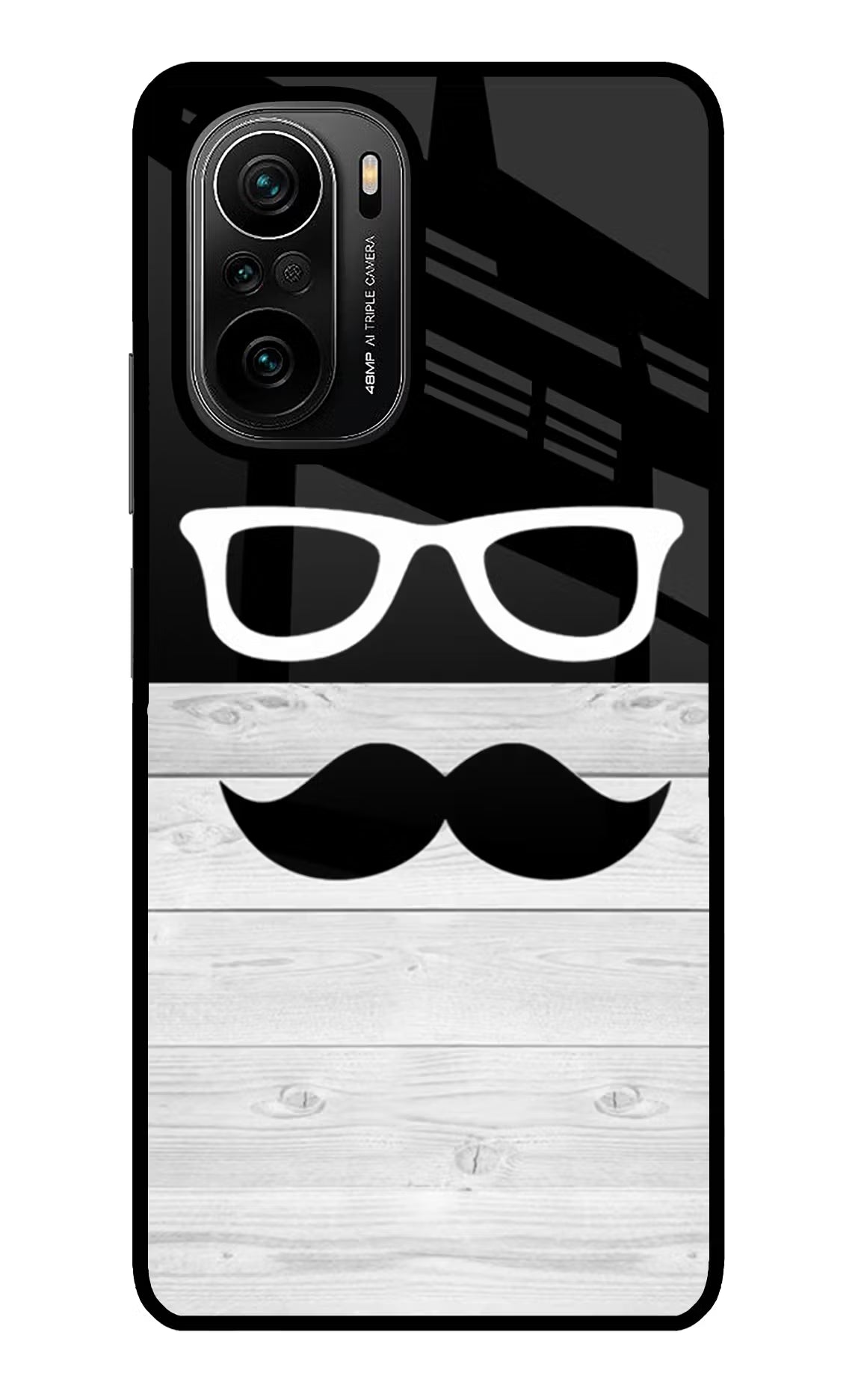 Mustache Mi 11X/11X Pro Glass Case - Mustache Mi 11X/11X Pro Glass Case Mustache Mi 11X/11X Pro Glass Case