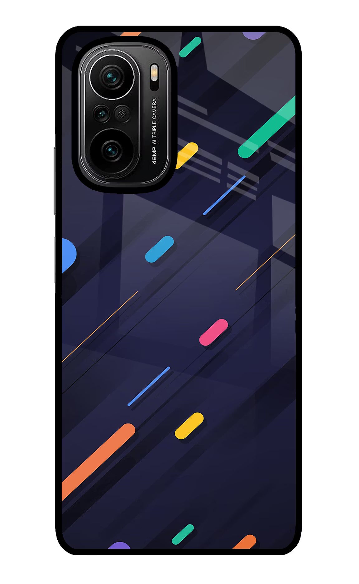 Abstract Design Mi 11X/11X Pro Glass Case Back Cover by Casekaro