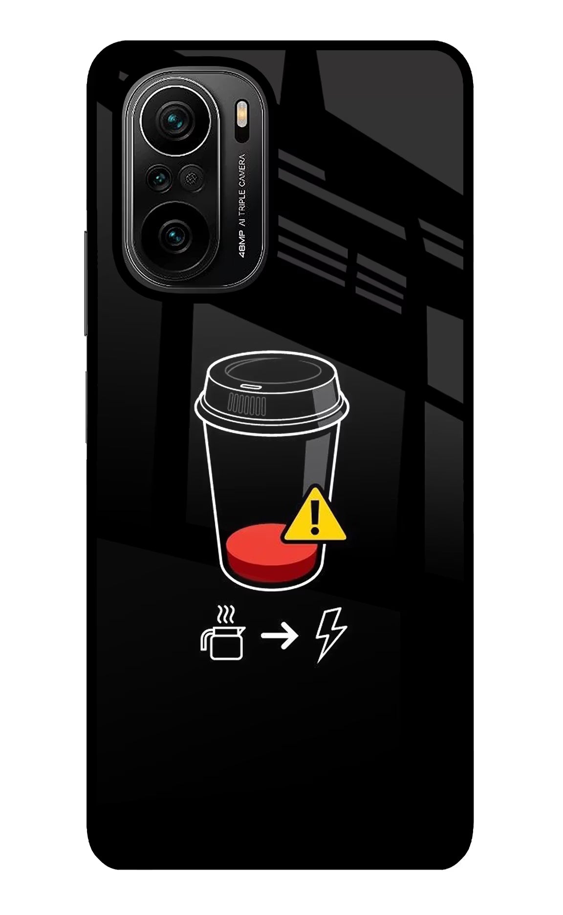 Coffee Mi 11X/11X Pro Glass Case - Coffee Mi 11X/11X Pro Glass Case Coffee Mi 11X/11X Pro Glass Case