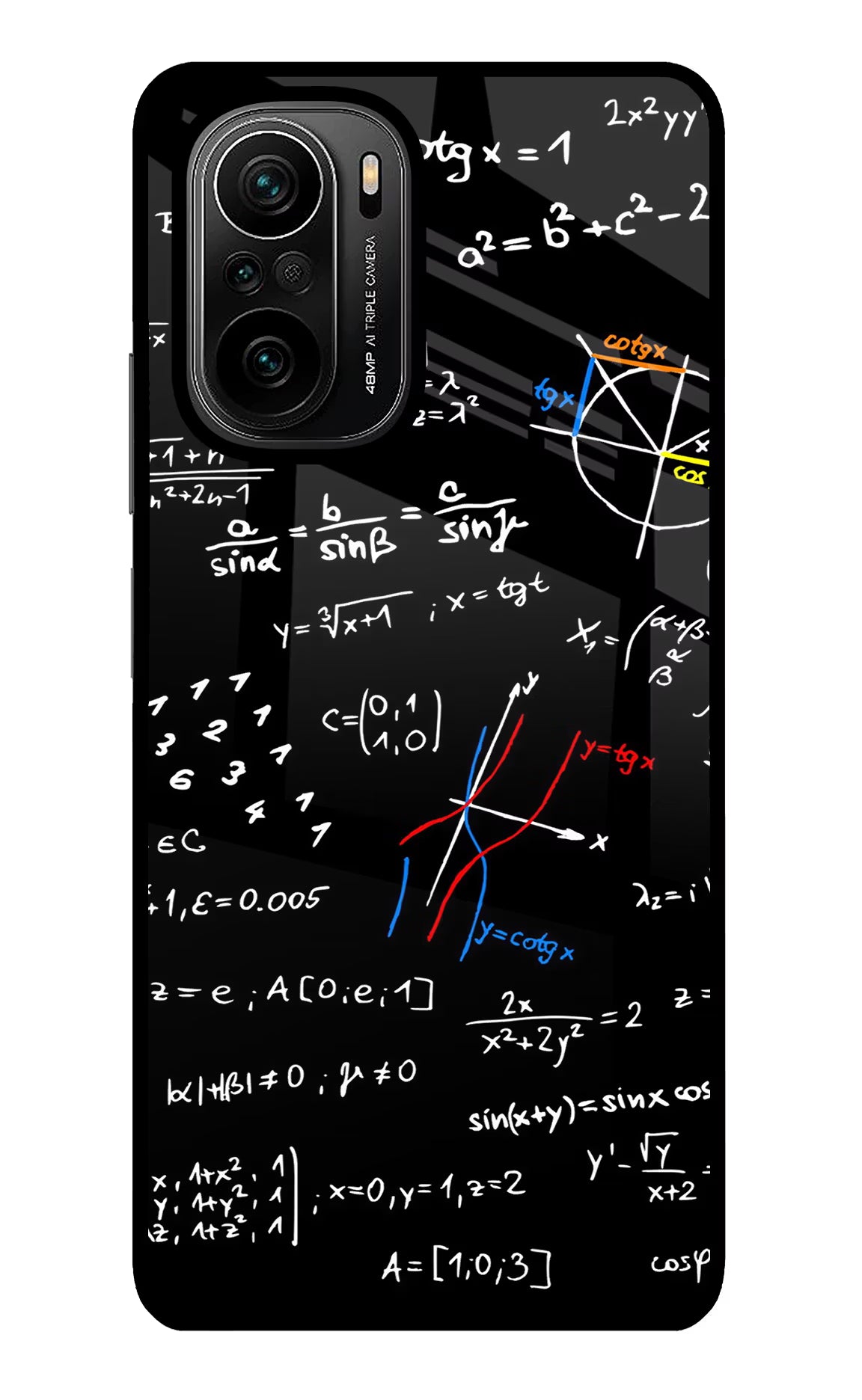 Mathematics Formula Mi 11X/11X Pro Back Cover - Mathematics Formula Mi 11X/11X Pro Glass Case Back Cover by Casekaro Mathematics Formula Mi 11X/11X Pro Glass Case Back Cover by Casekaro