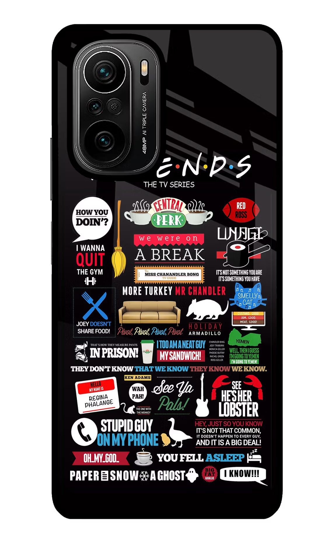 FRIENDS Mi 11X/11X Pro Glass Case - FRIENDS Mi 11X/11X Pro Glass Case FRIENDS Mi 11X/11X Pro Glass Case