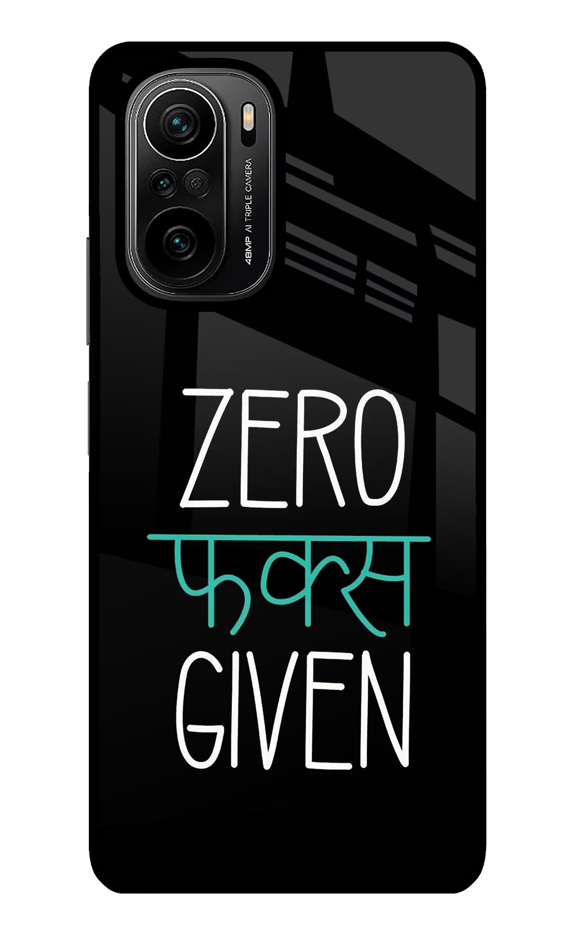 Zero Fucks Given Mi 11X/11X Pro Glass Case - Zero Fucks Given Mi 11X/11X Pro Glass Case Zero Fucks Given Mi 11X/11X Pro Glass Case