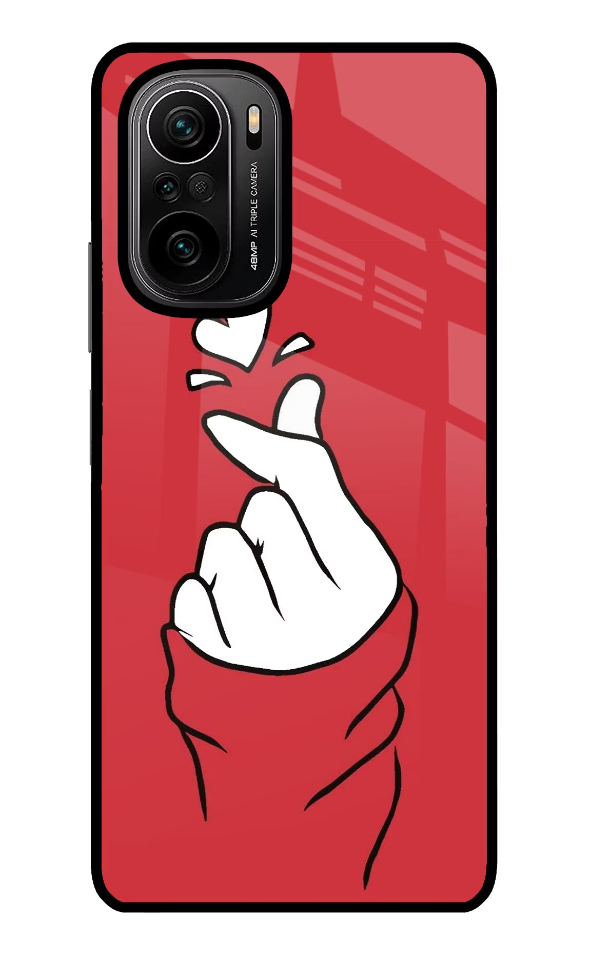 Korean Love Sign Mi 11X/11X Pro Glass Case - Korean Love Sign Mi 11X/11X Pro Glass Case Korean Love Sign Mi 11X/11X Pro Glass Case