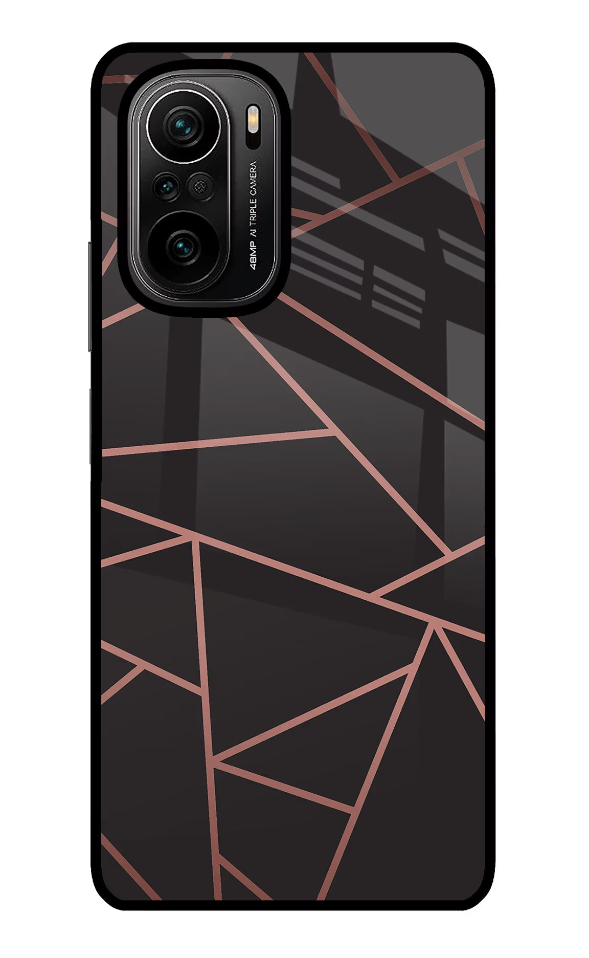 Geometric Pattern Mi 11X/11X Pro Glass Case Back Cover by Casekaro