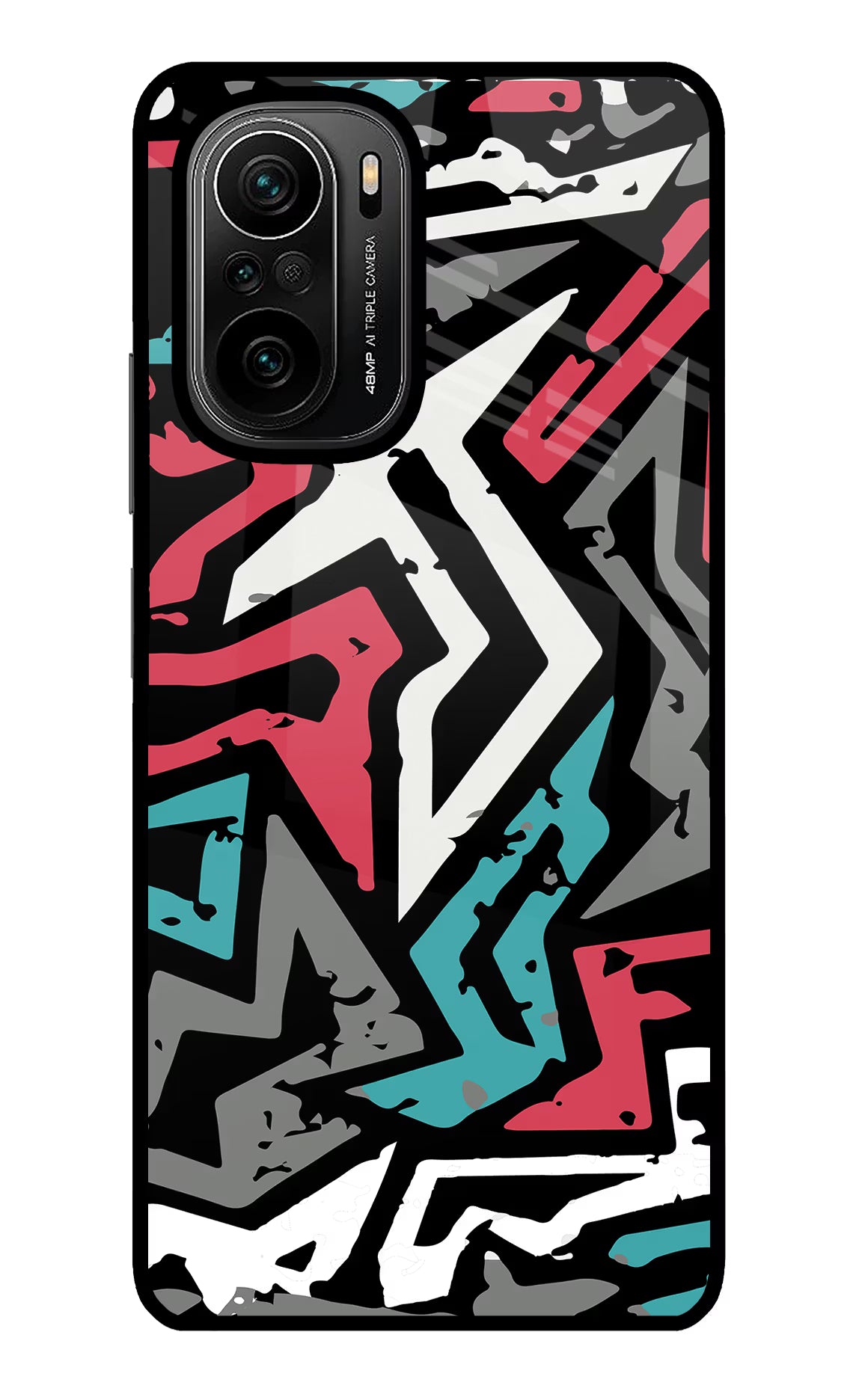 Geometric Graffiti Mi 11X/11X Pro Glass Case - Geometric Graffiti Mi 11X/11X Pro Glass Case Geometric Graffiti Mi 11X/11X Pro Glass Case