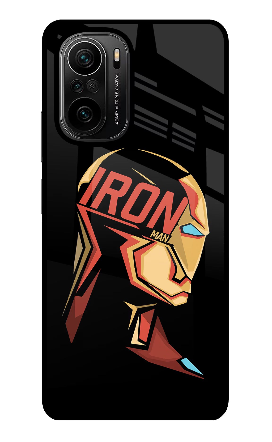 IronMan Mi 11X/11X Pro Back Cover - IronMan Mi 11X/11X Pro Glass Case Back Cover by Casekaro IronMan Mi 11X/11X Pro Glass Case Back Cover by Casekaro