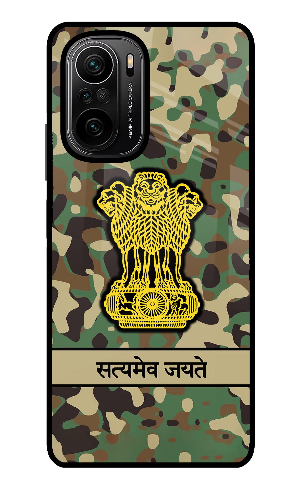 Satyamev Jayate Army Mi 11X/11X Pro Glass Case - Satyamev Jayate Army Mi 11X/11X Pro Glass Case Satyamev Jayate Army Mi 11X/11X Pro Glass Case