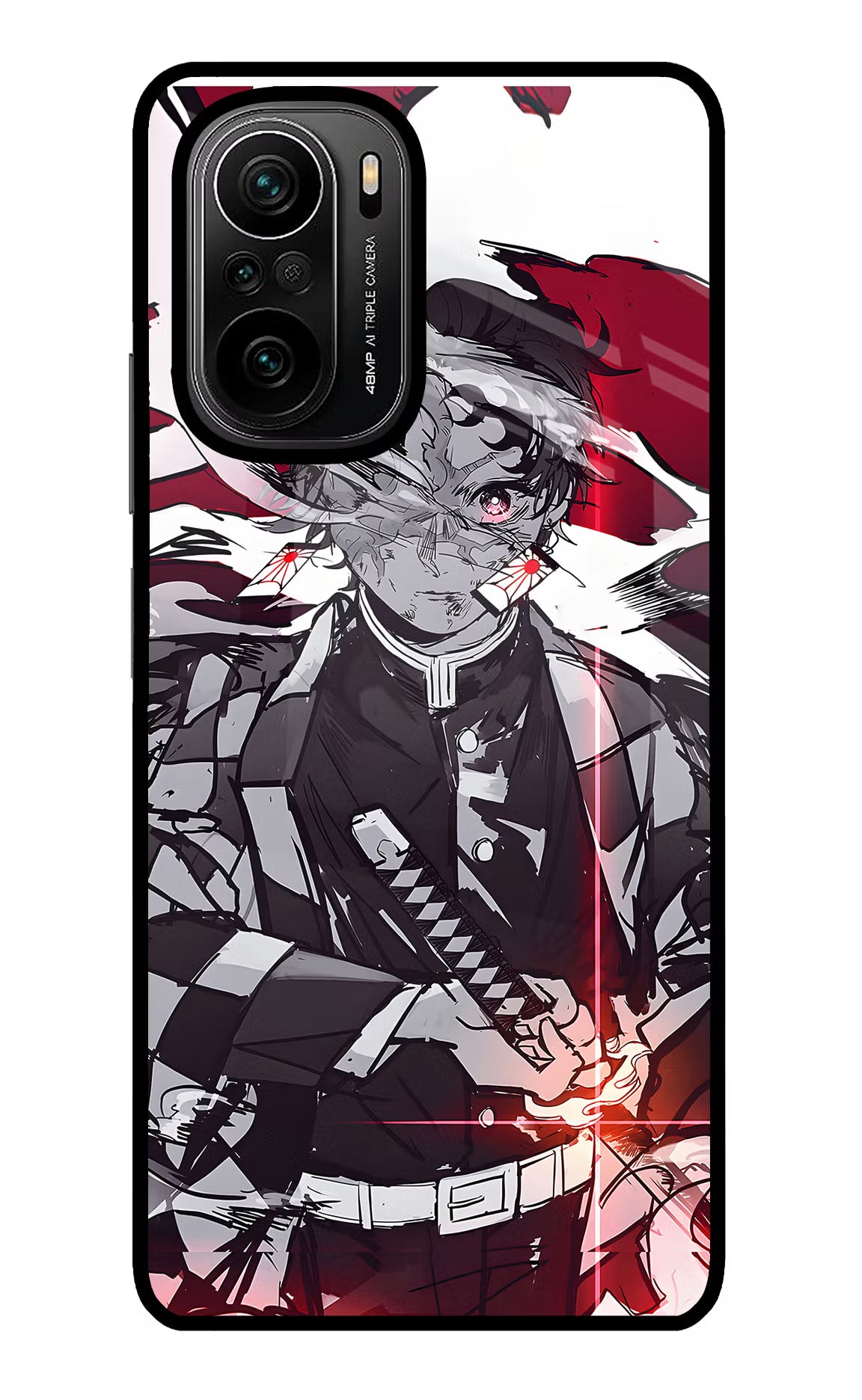 Demon Slayer Mi 11X/11X Pro Glass Case - Demon Slayer Mi 11X/11X Pro Glass Case Demon Slayer Mi 11X/11X Pro Glass Case