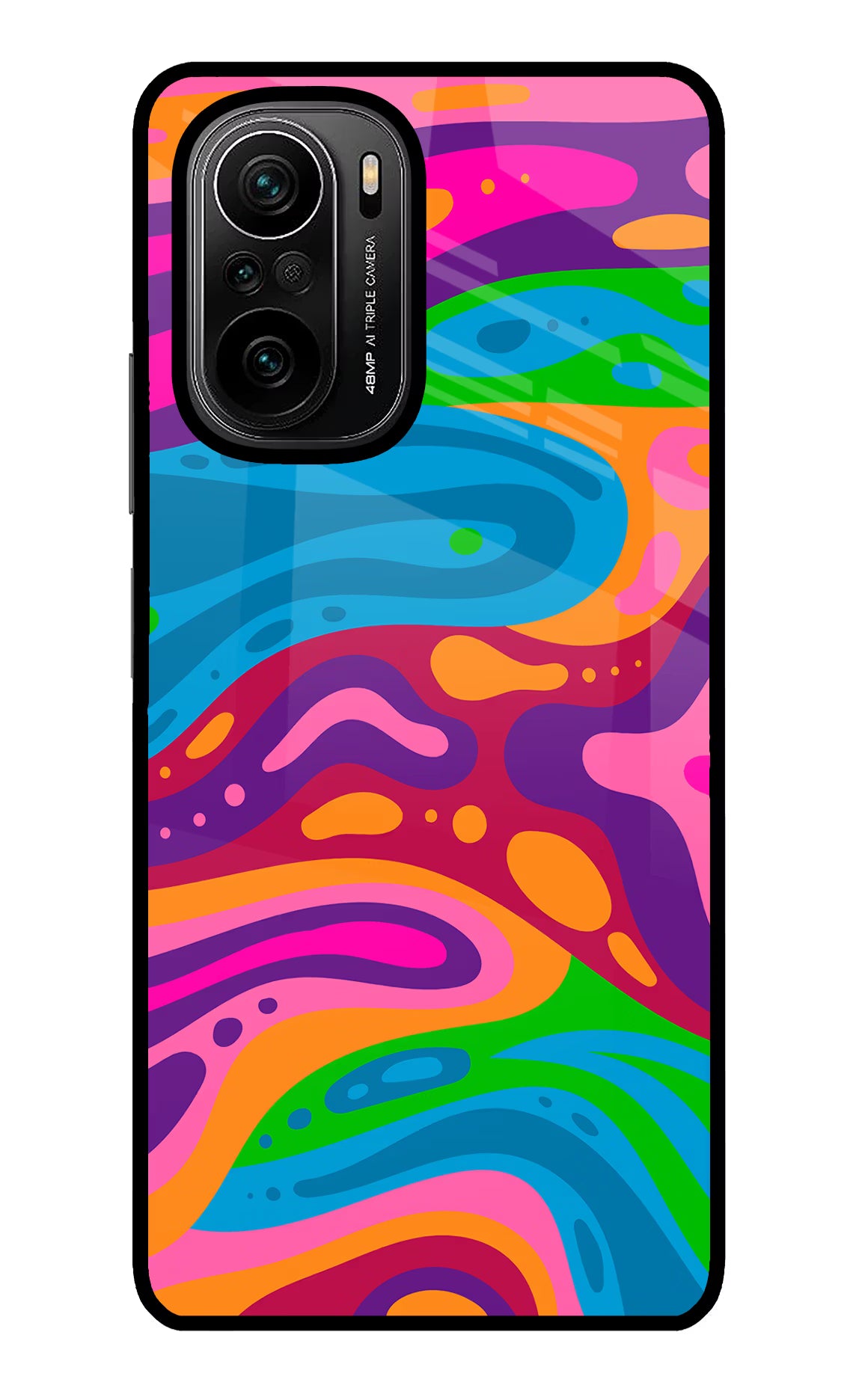 Trippy Pattern Mi 11X/11X Pro Glass Case - Trippy Pattern Mi 11X/11X Pro Glass Case Trippy Pattern Mi 11X/11X Pro Glass Case