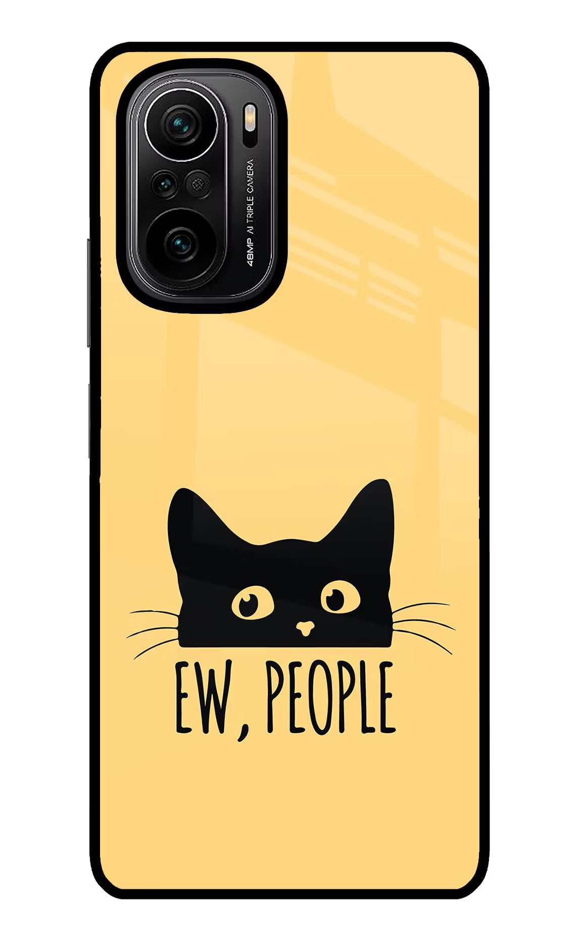 Ew People Catitude Mi 11X/11X Pro Glass Case - Ew People Catitude Mi 11X/11X Pro Glass Case Ew People Catitude Mi 11X/11X Pro Glass Case
