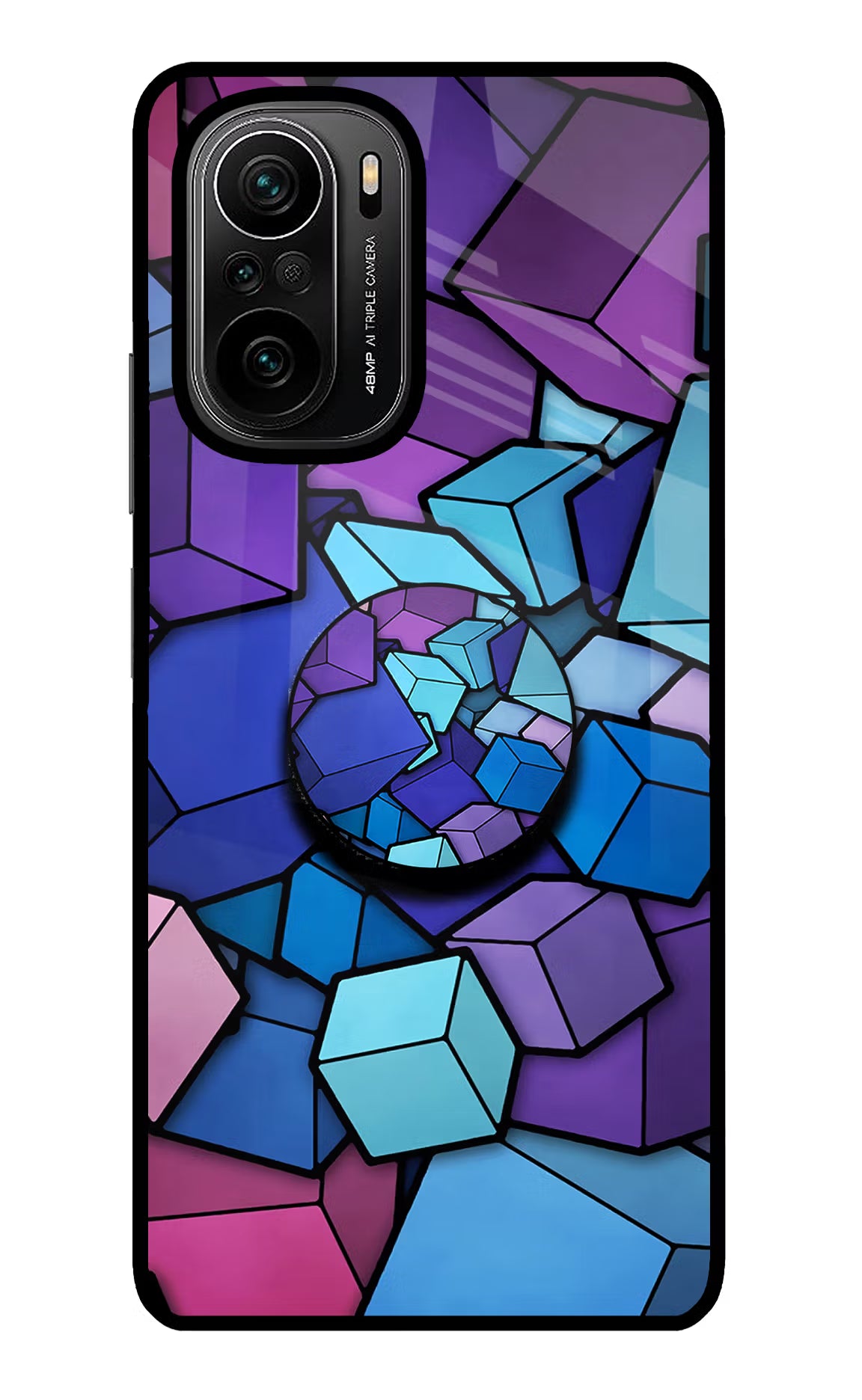 Cubic Abstract Mi 11X/11X Pro Pop Case - Cubic Abstract Mi 11X/11X Pro Pop Case by Casekaro Cubic Abstract Mi 11X/11X Pro Pop Case by Casekaro