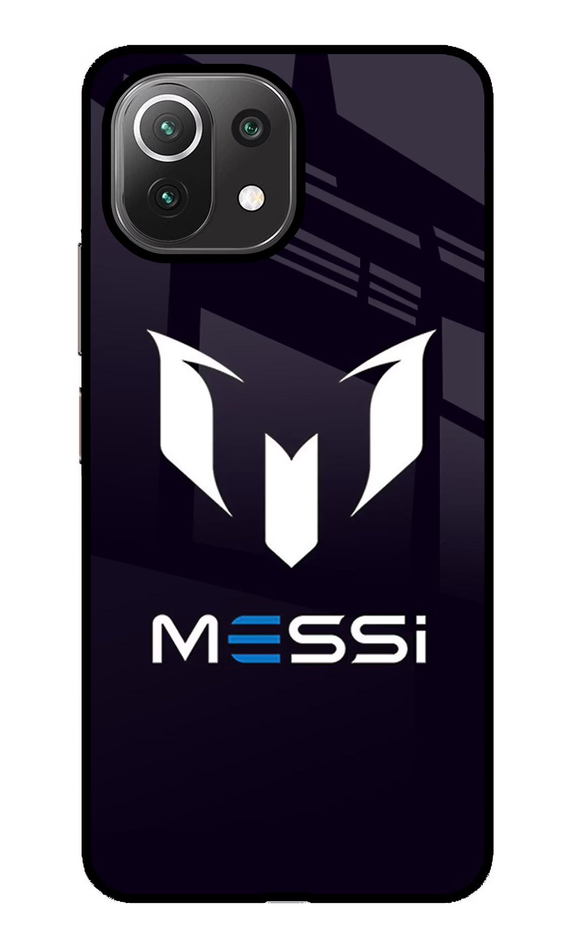 Messi Logo Mi 11 Lite Glass Case - Messi Logo Mi 11 Lite Glass Case Messi Logo Mi 11 Lite Glass Case