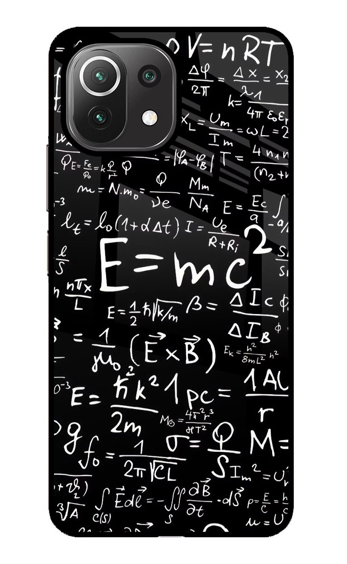 Physics Formula Mi 11 Lite Back Cover - Physics Formula Mi 11 Lite Glass Case Back Cover by Casekaro Physics Formula Mi 11 Lite Glass Case Back Cover by Casekaro