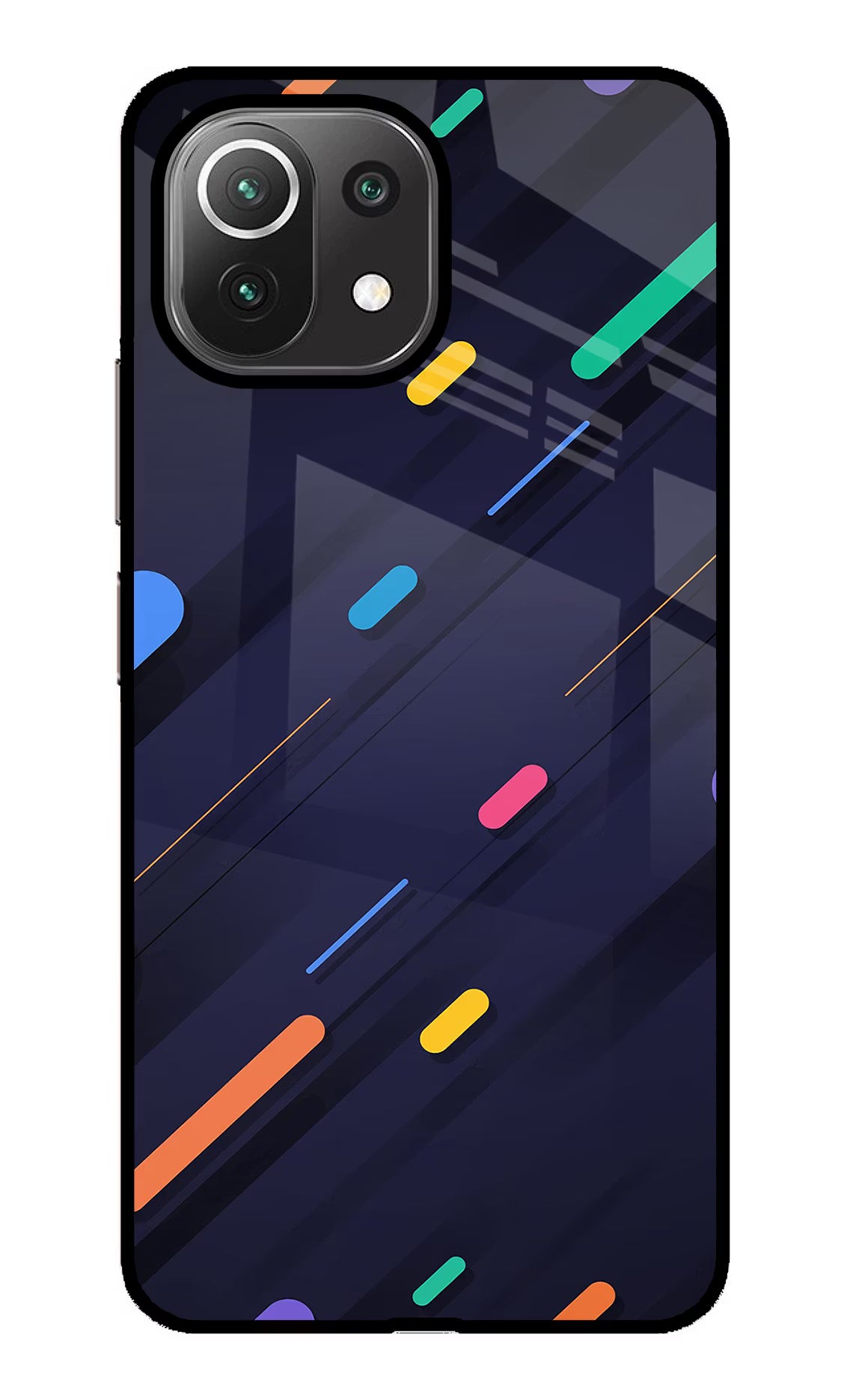 Abstract Design Mi 11 Lite Back Cover - Abstract Design Mi 11 Lite Glass Case Back Cover by Casekaro Abstract Design Mi 11 Lite Glass Case Back Cover by Casekaro