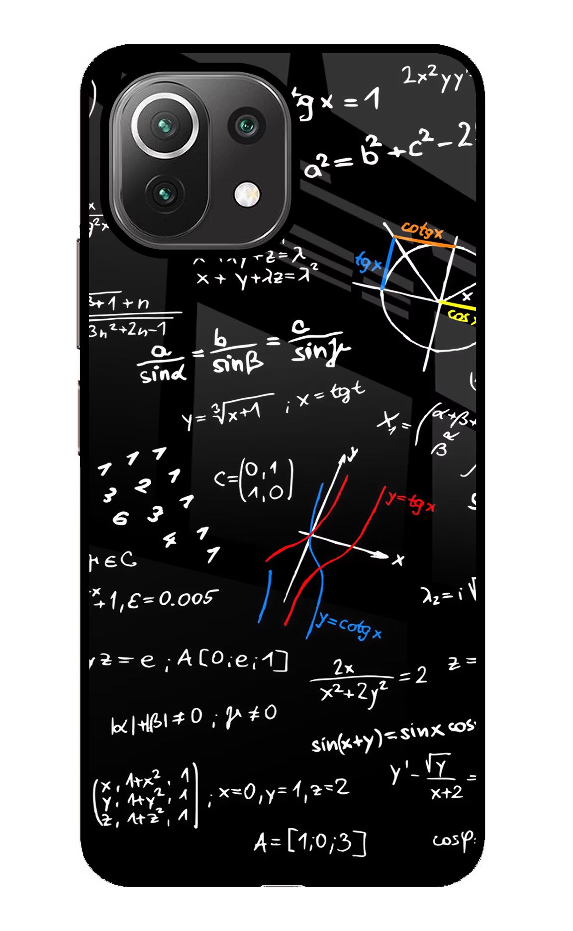 Mathematics Formula Mi 11 Lite Glass Case - Mathematics Formula Mi 11 Lite Glass Case Mathematics Formula Mi 11 Lite Glass Case
