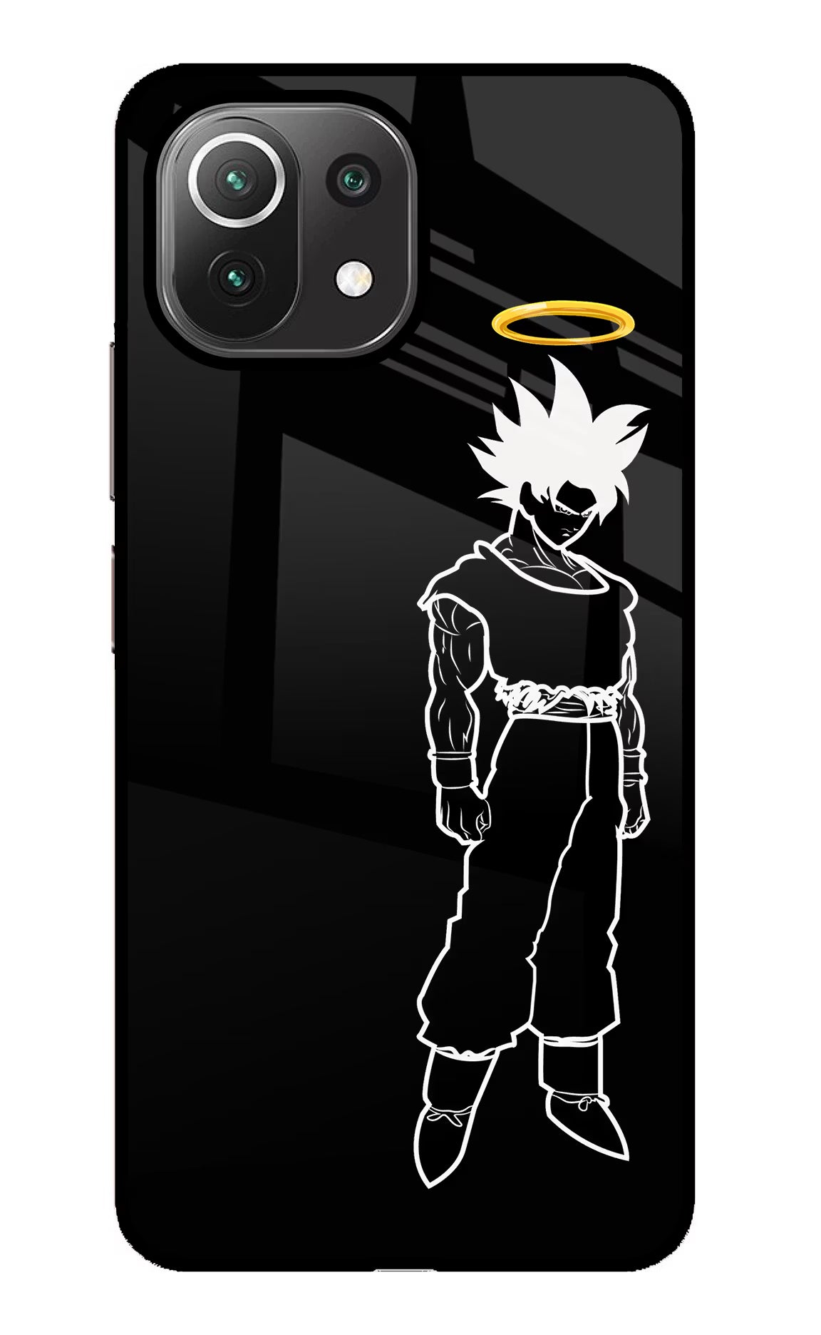 DBS Character Mi 11 Lite Back Cover - DBS Character Mi 11 Lite Glass Case Back Cover by Casekaro DBS Character Mi 11 Lite Glass Case Back Cover by Casekaro