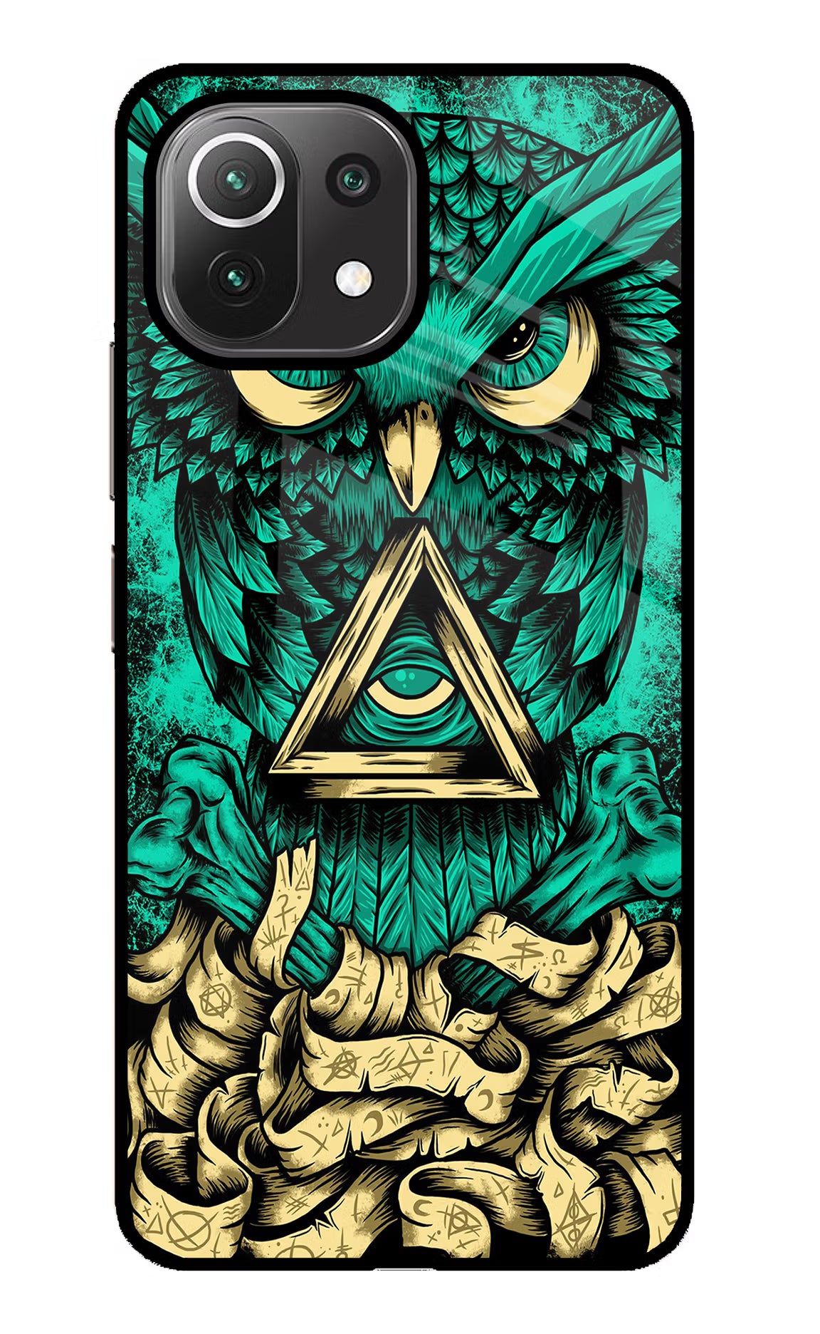 Green Owl Mi 11 Lite Glass Case - Green Owl Mi 11 Lite Glass Case Green Owl Mi 11 Lite Glass Case