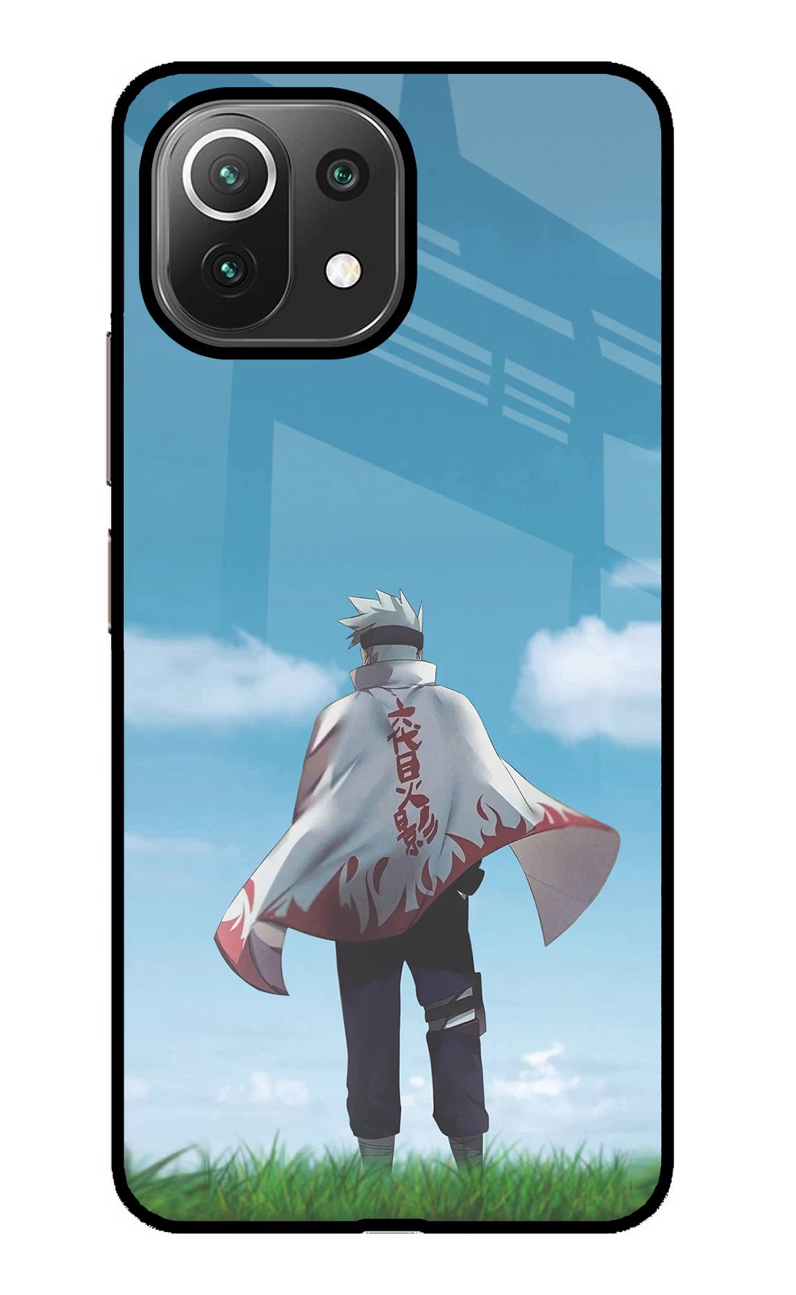 Kakashi Mi 11 Lite Back Cover - Kakashi Mi 11 Lite Glass Case Back Cover by Casekaro Kakashi Mi 11 Lite Glass Case Back Cover by Casekaro