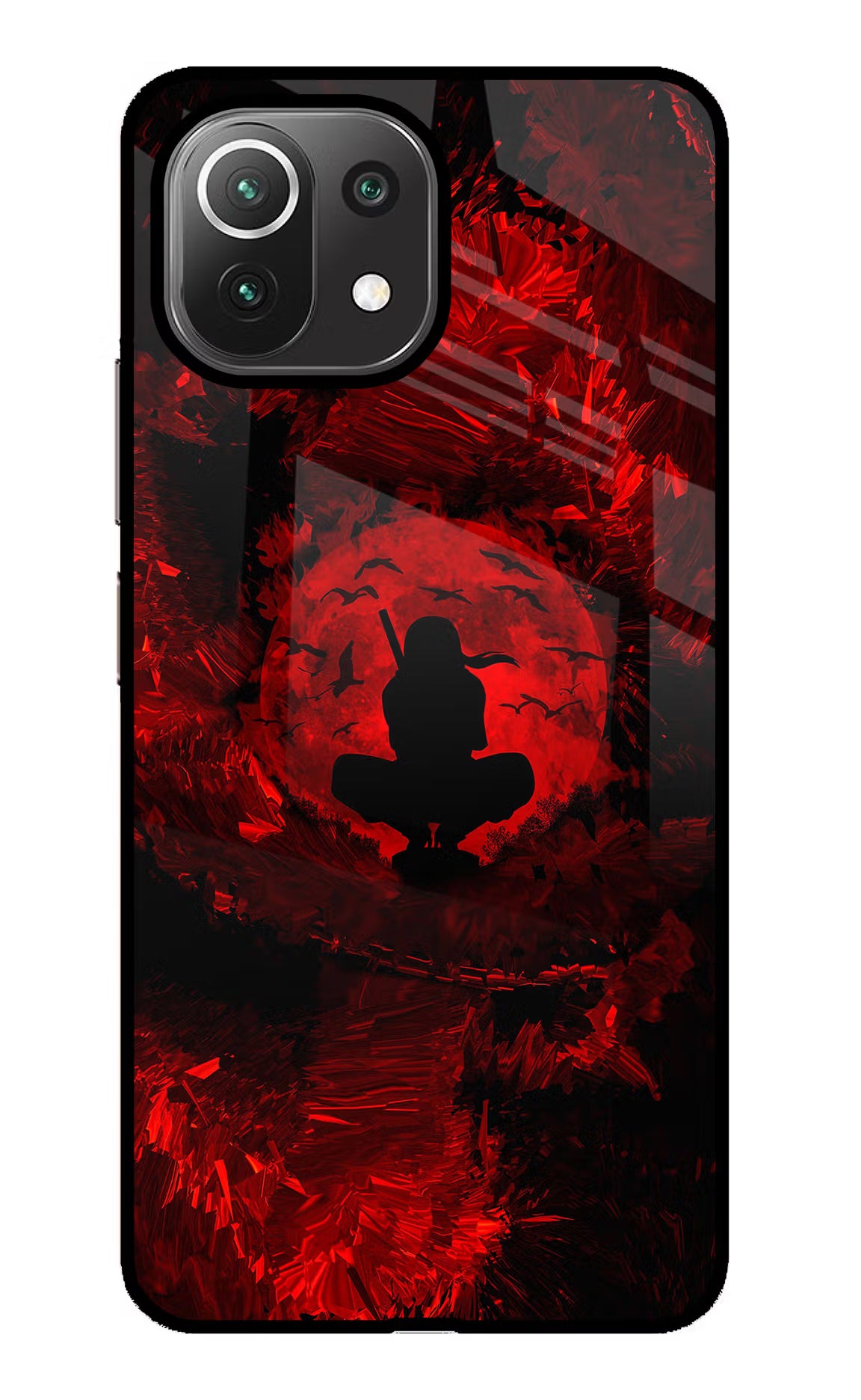 Itachi Uchiha Mi 11 Lite Glass Case - Itachi Uchiha Mi 11 Lite Glass Case Itachi Uchiha Mi 11 Lite Glass Case