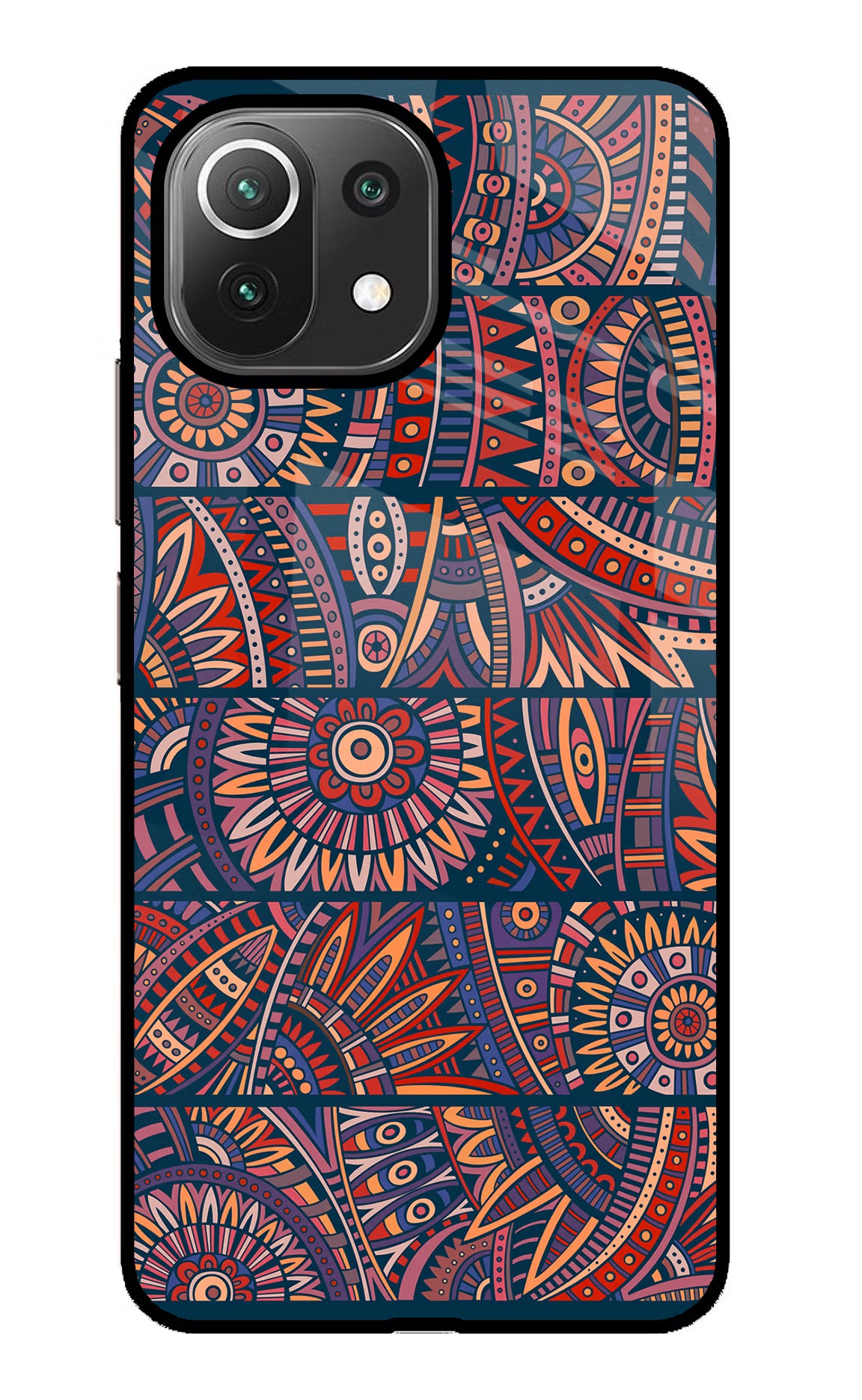 African Culture Design Mi 11 Lite Back Cover - African Culture Design Mi 11 Lite Glass Case Back Cover by Casekaro African Culture Design Mi 11 Lite Glass Case Back Cover by Casekaro