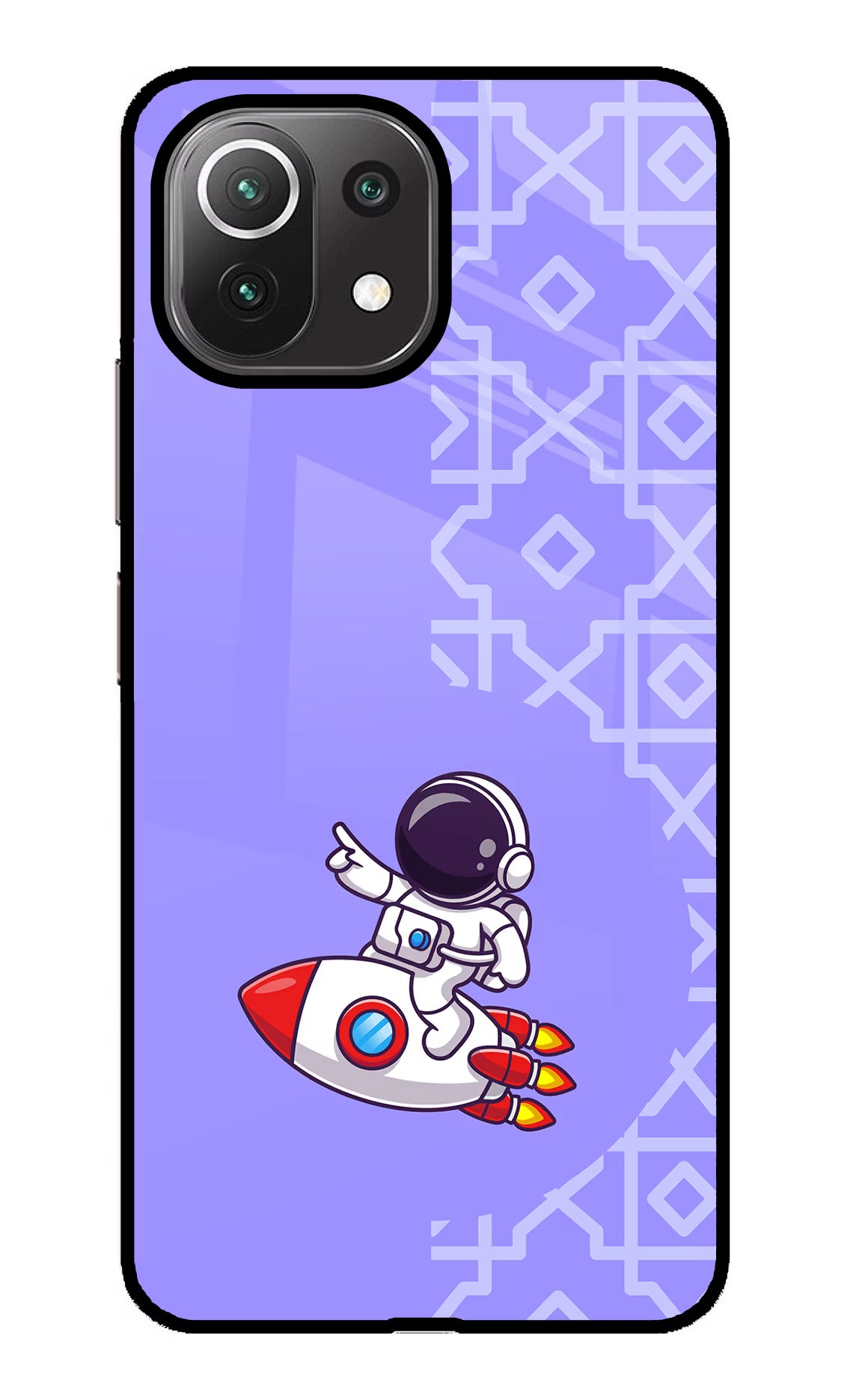 Cute Astronaut Mi 11 Lite Glass Case - Cute Astronaut Mi 11 Lite Glass Case Cute Astronaut Mi 11 Lite Glass Case