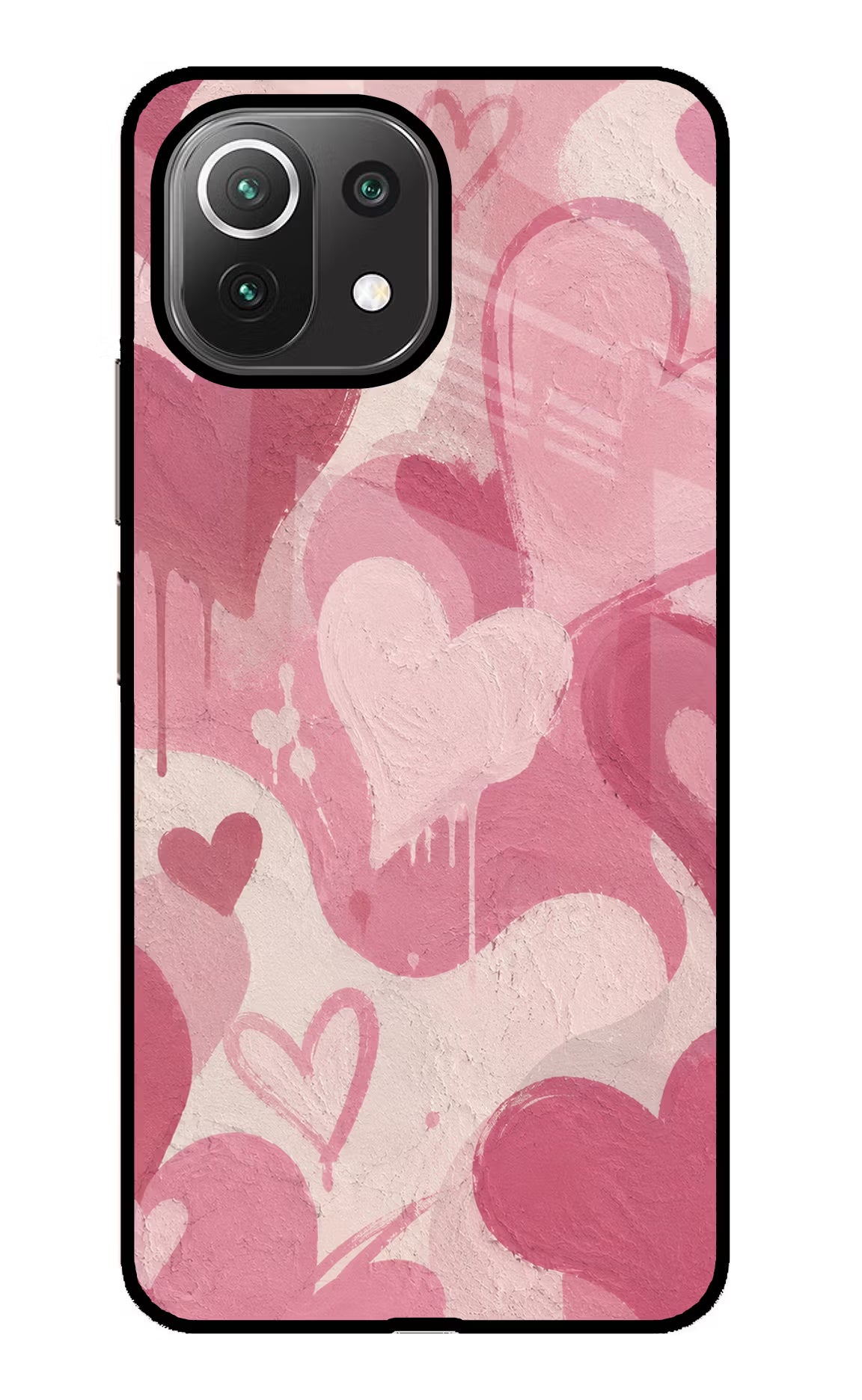 Hearty case Mi 11 Lite Glass Case - Hearty case Mi 11 Lite Glass Case Hearty case Mi 11 Lite Glass Case