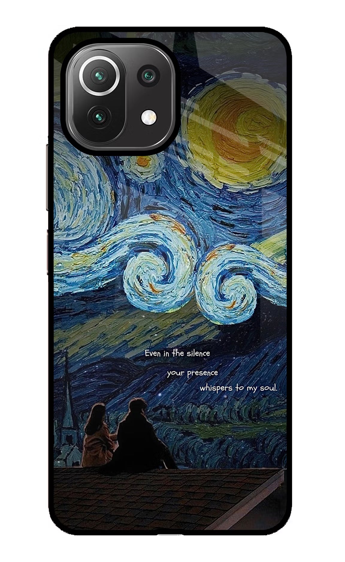 Softcore Mi 11 Lite Glass Case - Softcore Mi 11 Lite Glass Case Softcore Mi 11 Lite Glass Case