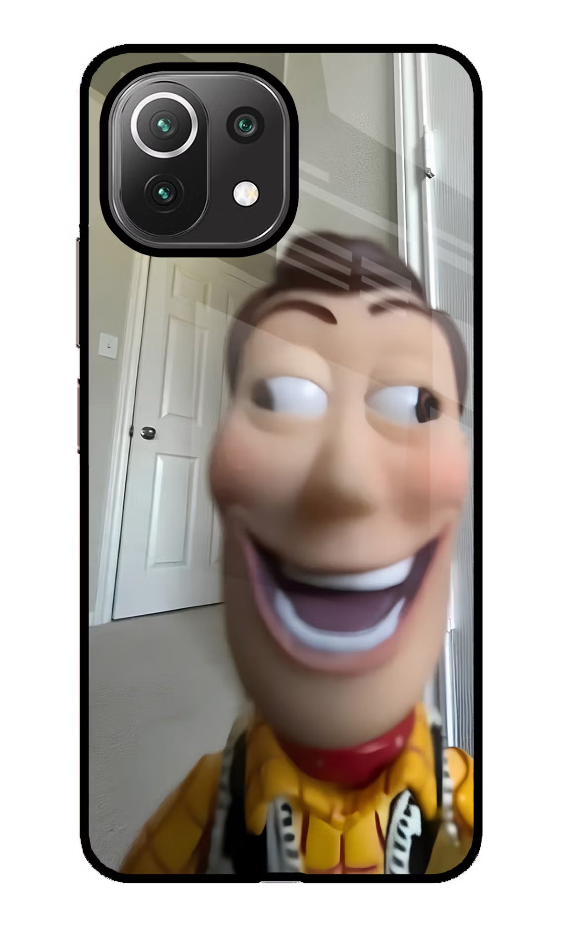 Side Eye Woody Mi 11 Lite Glass Case - Side Eye Woody Mi 11 Lite Glass Case Side Eye Woody Mi 11 Lite Glass Case