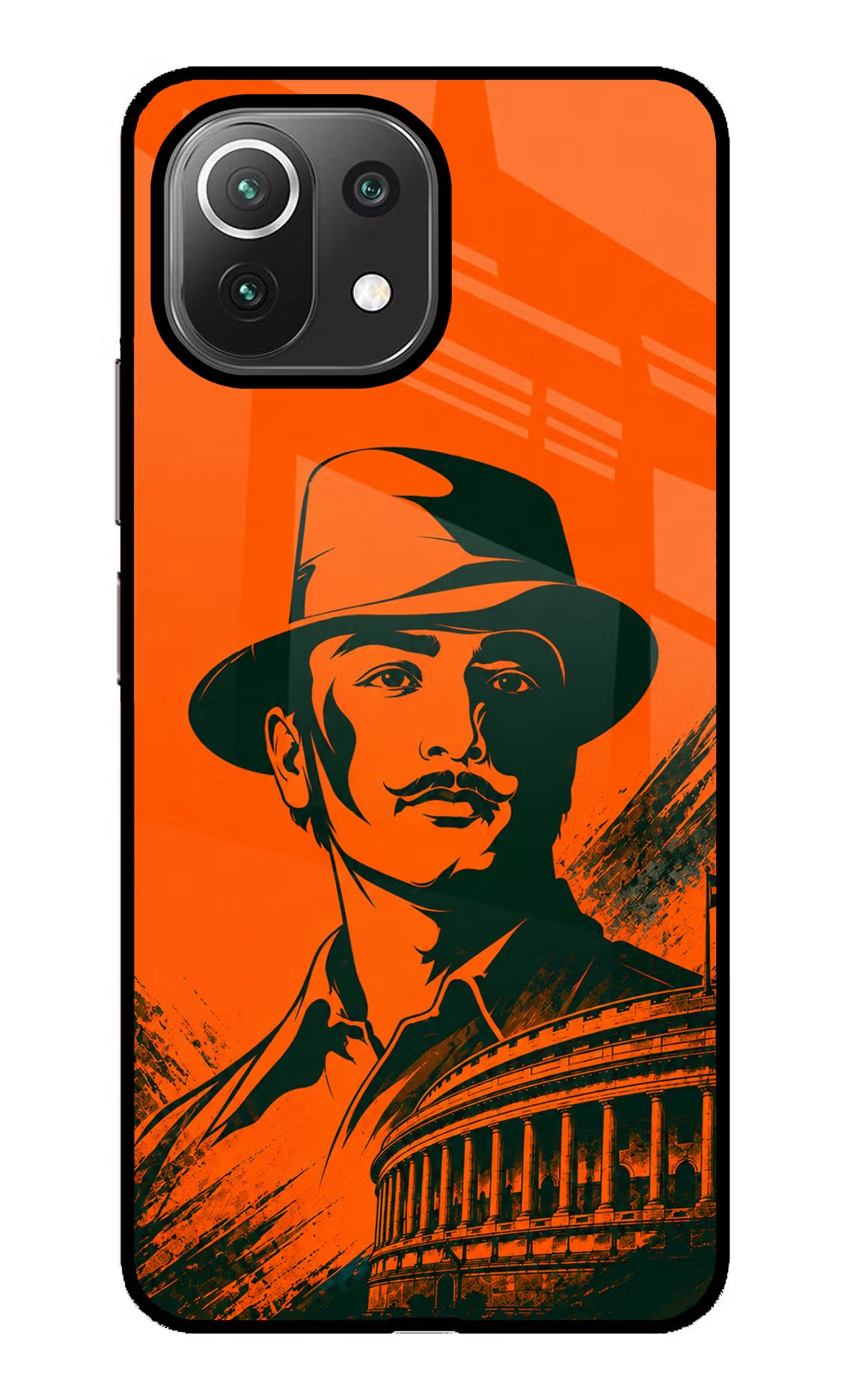 Bhagat Singh Legacy Mi 11 Lite Glass Case - Bhagat Singh Legacy Mi 11 Lite Glass Case Bhagat Singh Legacy Mi 11 Lite Glass Case