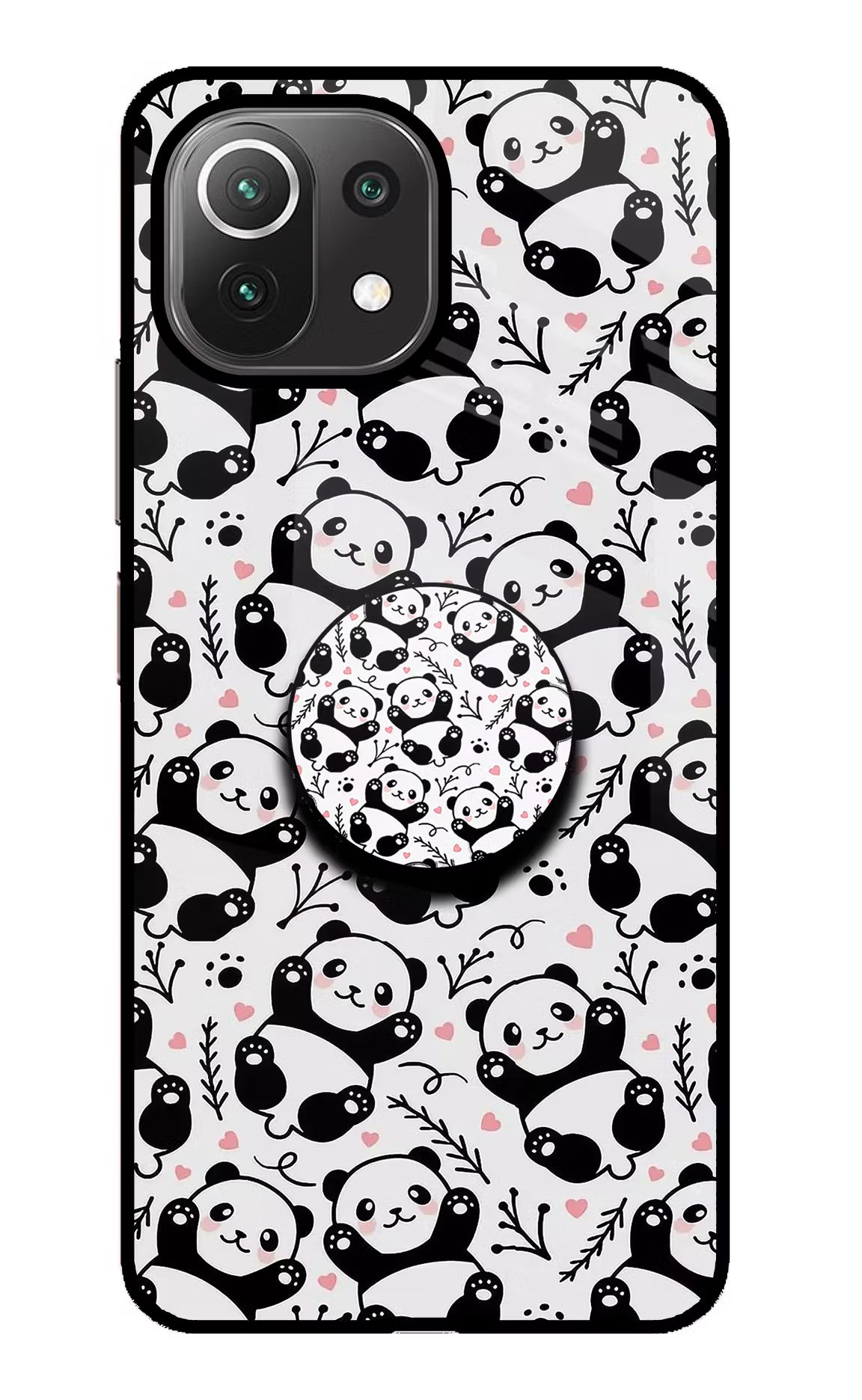 Cute Panda Mi 11 Lite Pop Case - Cute Panda Mi 11 Lite Pop Case by Casekaro Cute Panda Mi 11 Lite Pop Case by Casekaro