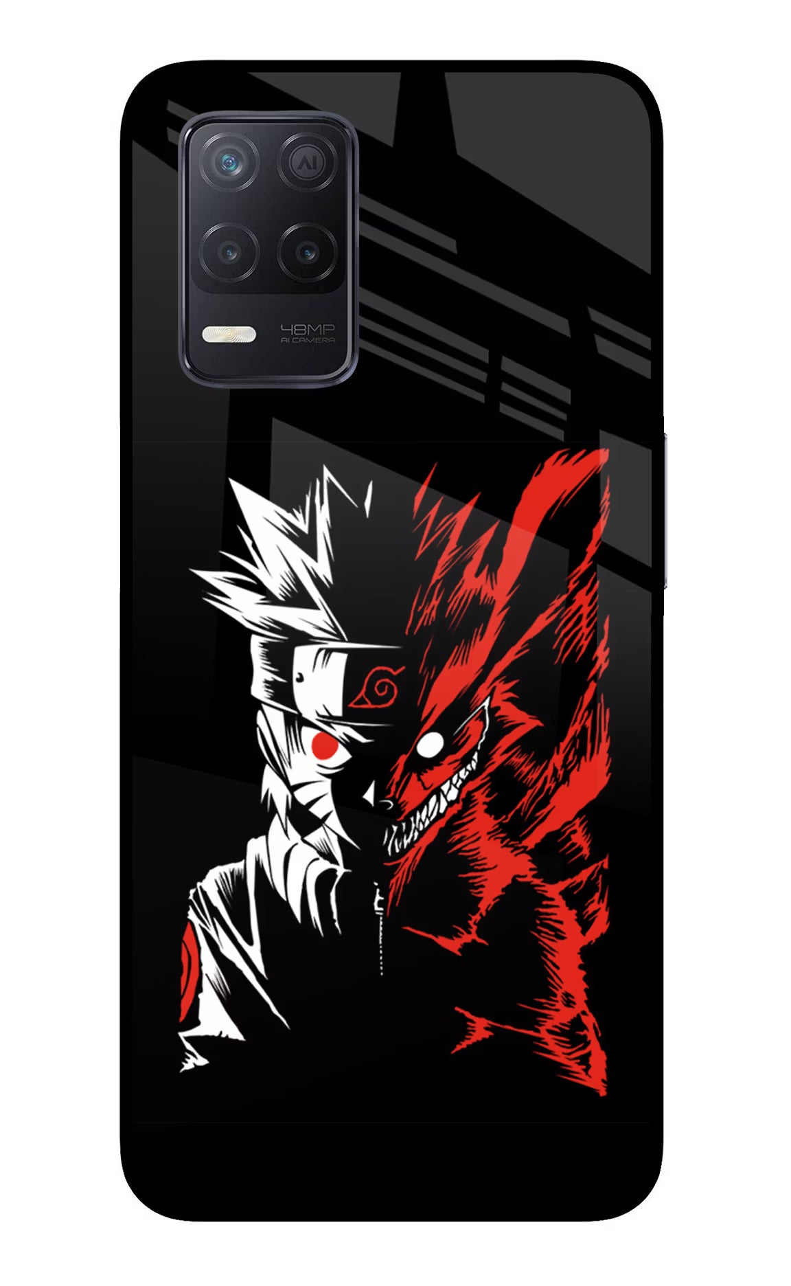 Naruto Two Face Realme 8 5G/8s 5G Glass Case - Naruto Two Face Realme 8 5G/8s 5G Glass Case Naruto Two Face Realme 8 5G/8s 5G Glass Case