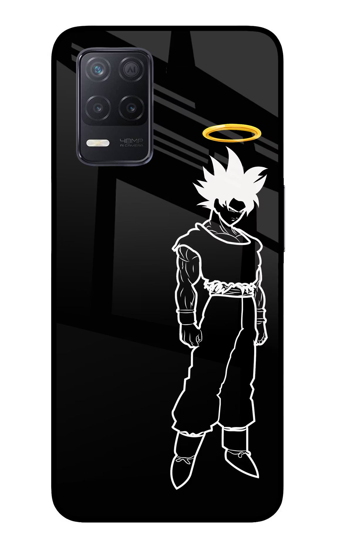 DBS Character Realme 8 5G/8s 5G Back Cover - DBS Character Realme 8 5G/8s 5G Glass Case Back Cover by Casekaro DBS Character Realme 8 5G/8s 5G Glass Case Back Cover by Casekaro