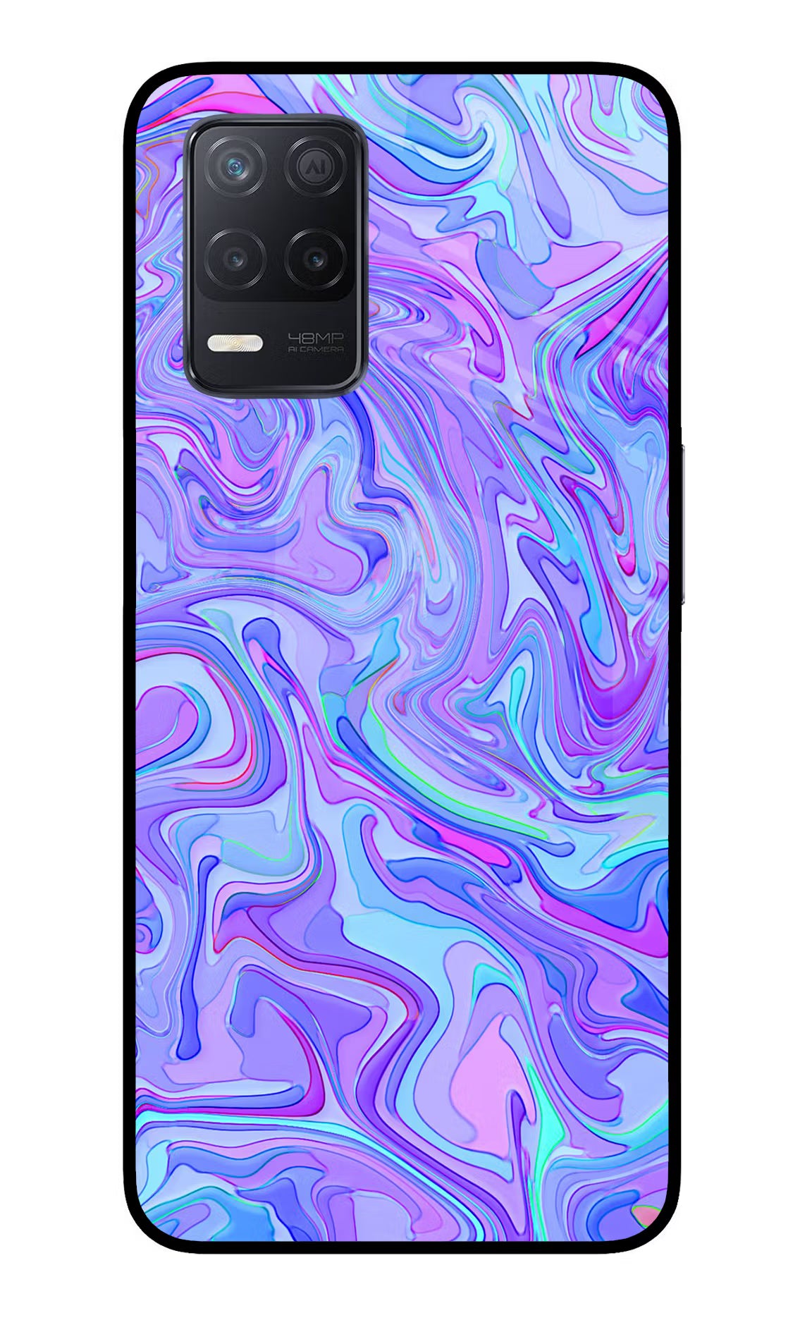 Glitter Realme 8 5G/8s 5G Glass Case - Glitter Realme 8 5G/8s 5G Glass Case Glitter Realme 8 5G/8s 5G Glass Case