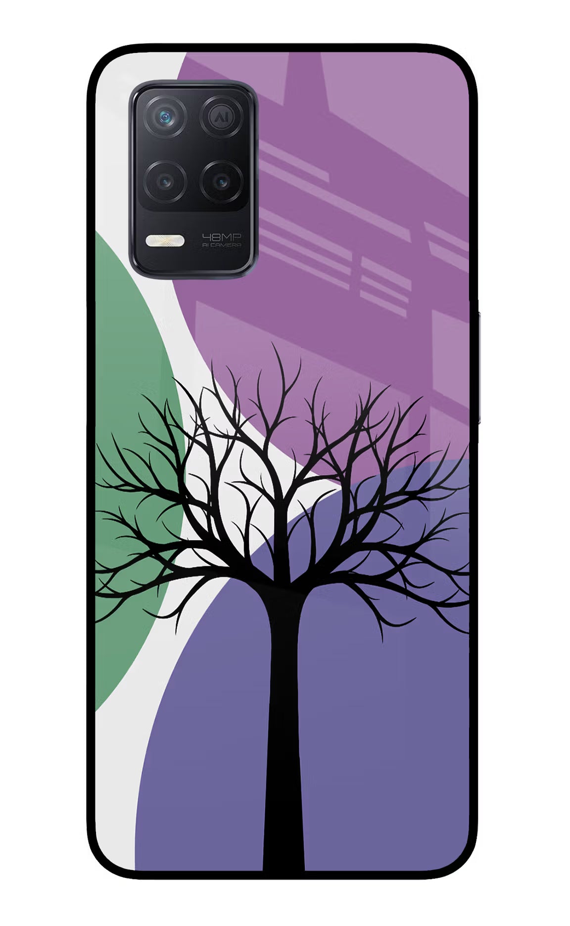 Tree Art Realme 8 5G/8s 5G Glass Case - Tree Art Realme 8 5G/8s 5G Glass Case Tree Art Realme 8 5G/8s 5G Glass Case