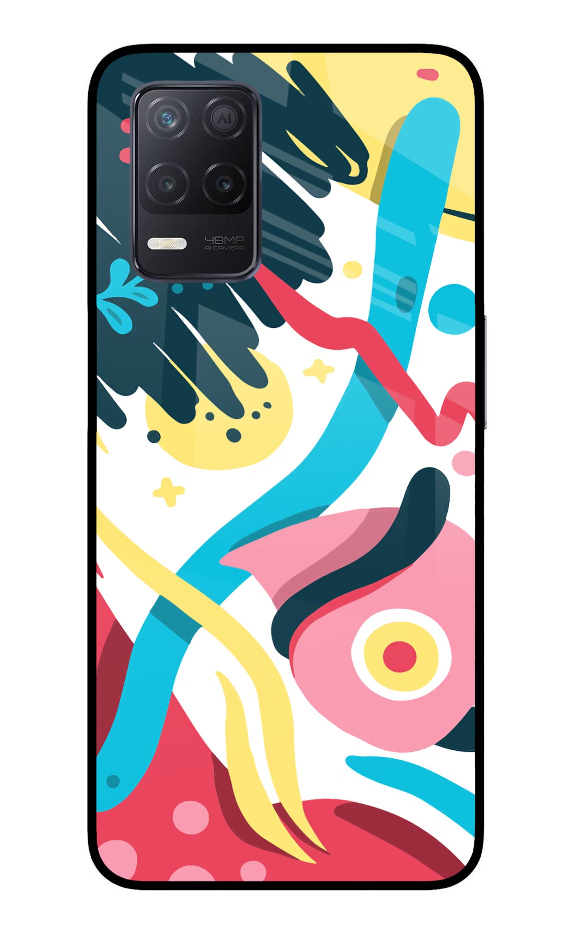 Trippy Realme 8 5G/8s 5G Glass Case - Trippy Realme 8 5G/8s 5G Glass Case Trippy Realme 8 5G/8s 5G Glass Case