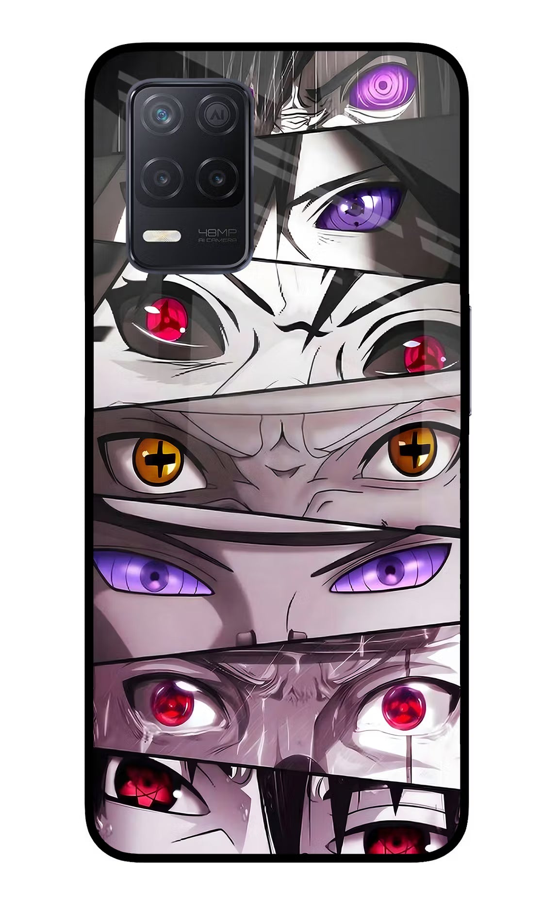 Naruto Anime Realme 8 5G/8s 5G Glass Case - Naruto Anime Realme 8 5G/8s 5G Glass Case Naruto Anime Realme 8 5G/8s 5G Glass Case