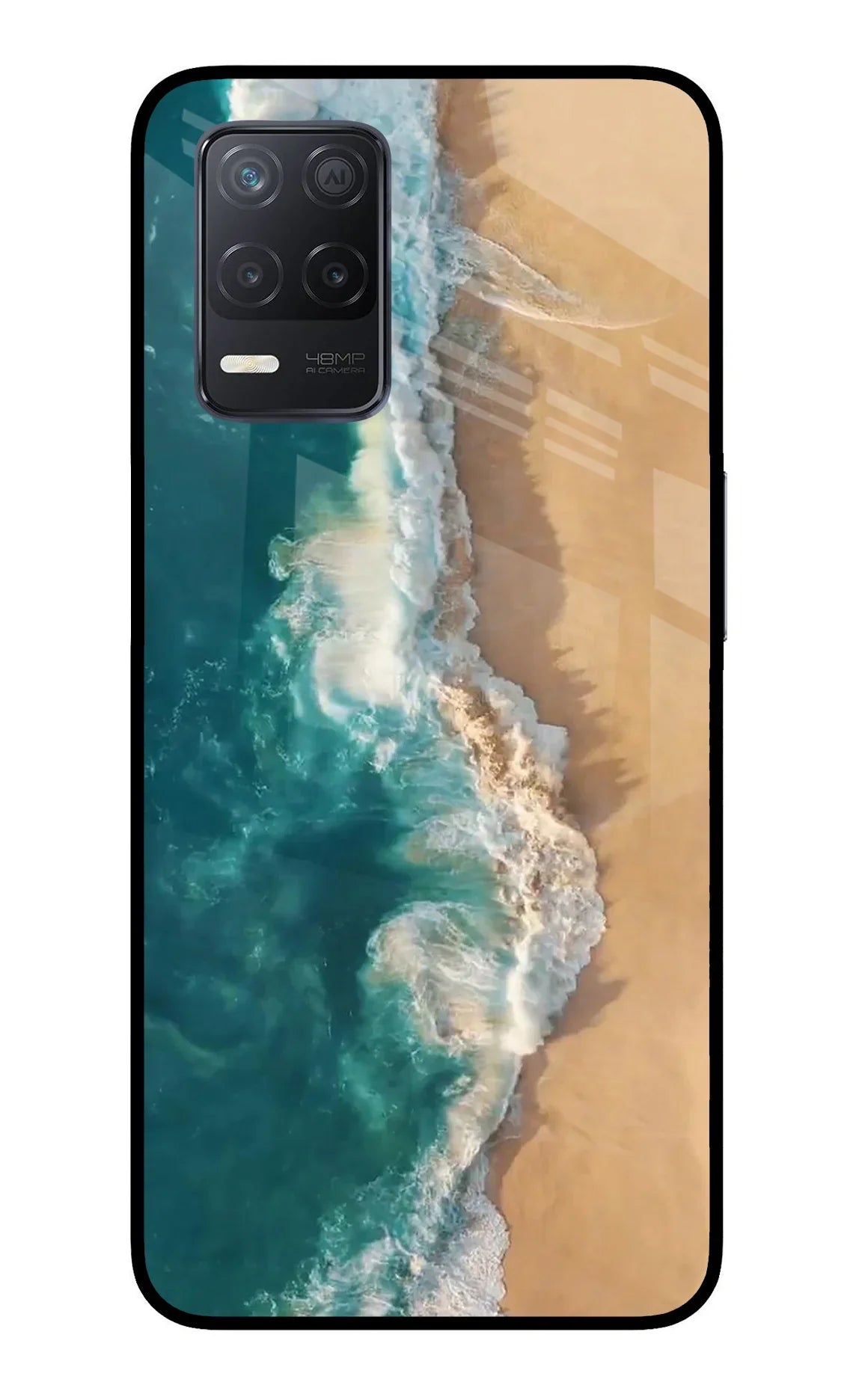 Ocean Beach Realme 8 5G/8s 5G Glass Case - Ocean Beach Realme 8 5G/8s 5G Glass Case Ocean Beach Realme 8 5G/8s 5G Glass Case