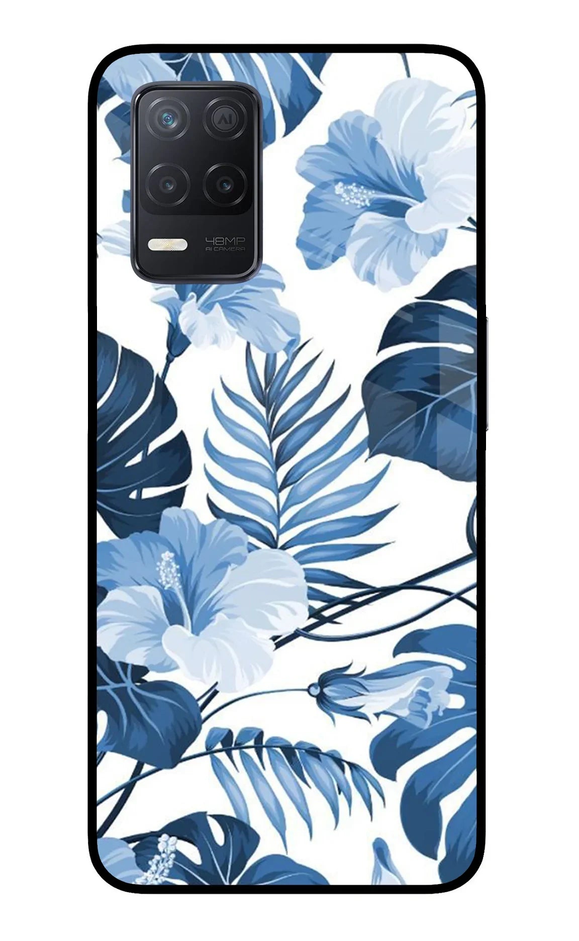 Fabric Art Realme 8 5G/8s 5G Glass Case - Fabric Art Realme 8 5G/8s 5G Glass Case Fabric Art Realme 8 5G/8s 5G Glass Case