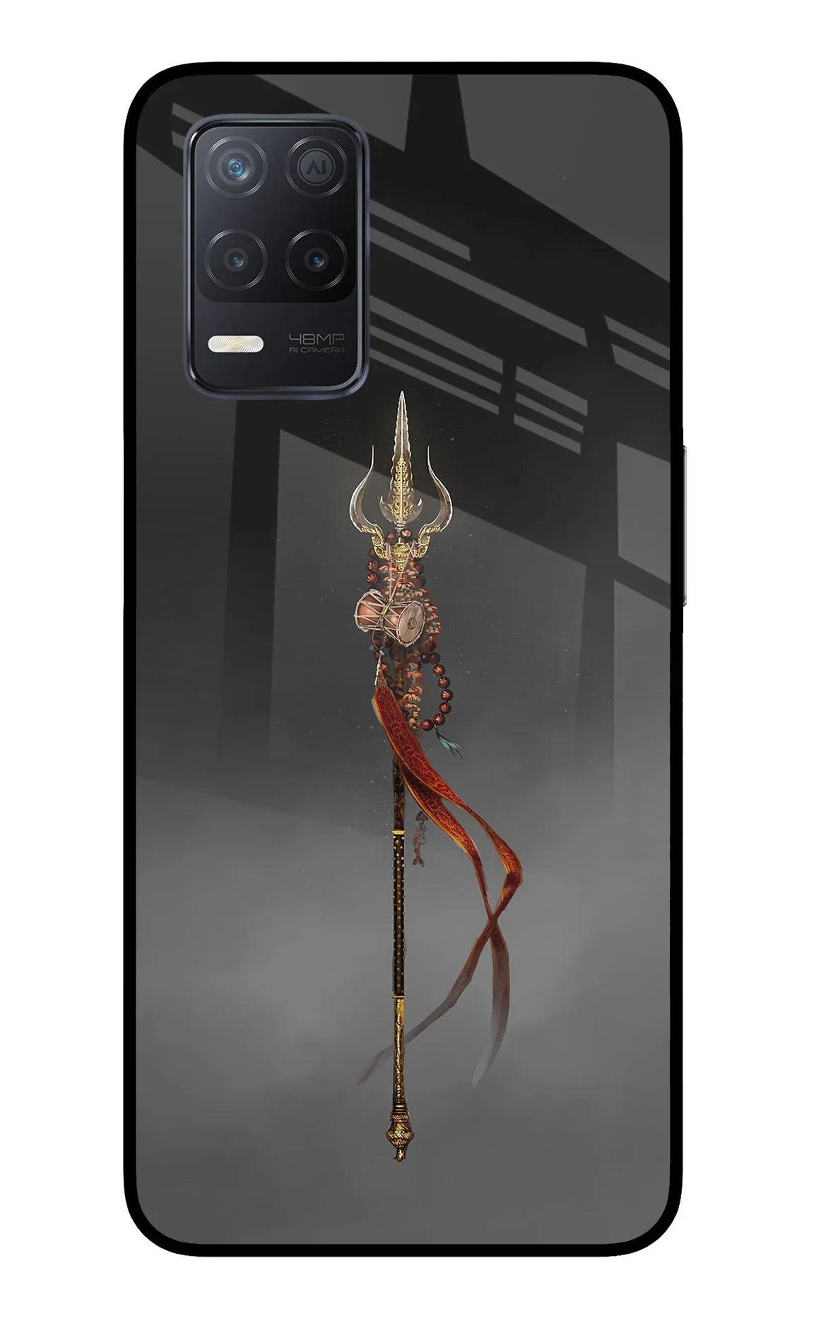 Shiv Trishul Realme 8 5G/8s 5G Glass Case - Shiv Trishul Realme 8 5G/8s 5G Glass Case Shiv Trishul Realme 8 5G/8s 5G Glass Case