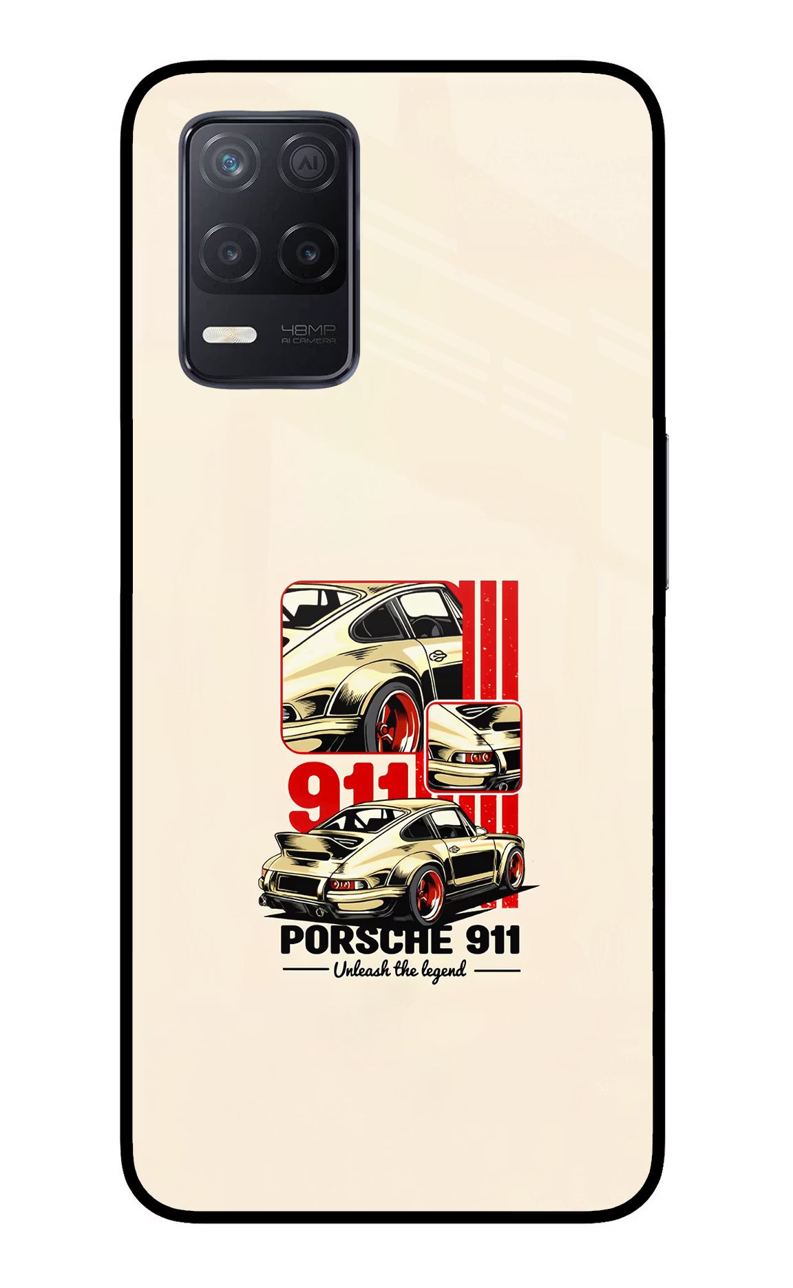 Classic Porsche 911 Realme 8 5G/8s 5G Glass Case - Classic Porsche 911 Realme 8 5G/8s 5G Glass Case Classic Porsche 911 Realme 8 5G/8s 5G Glass Case